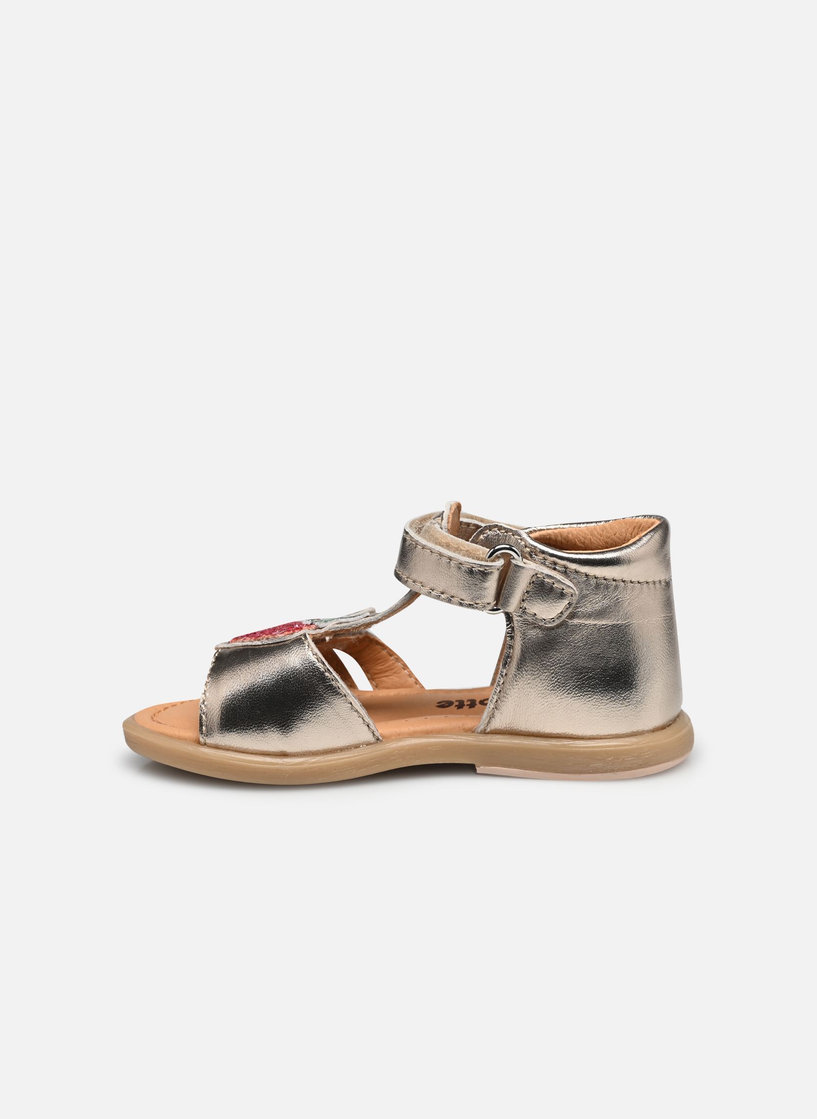 Sandales Tafraise fille argent Babybotte Sandales Tafraise fille argent PLATINE