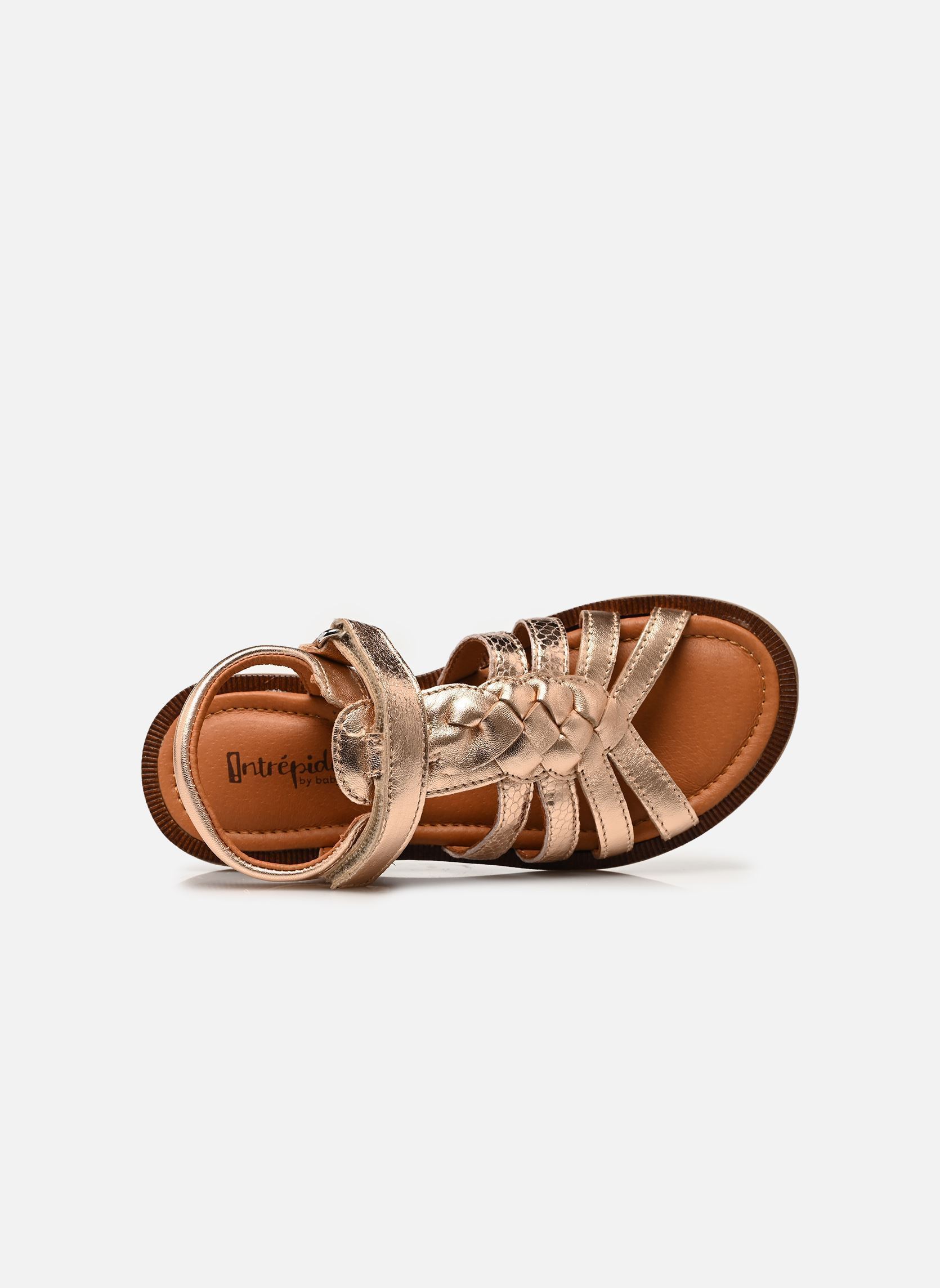 Sandalen Karoussel meisjes goud en brons Babybotte Sandalen Karoussel meisjes goud en brons PLATINE 1