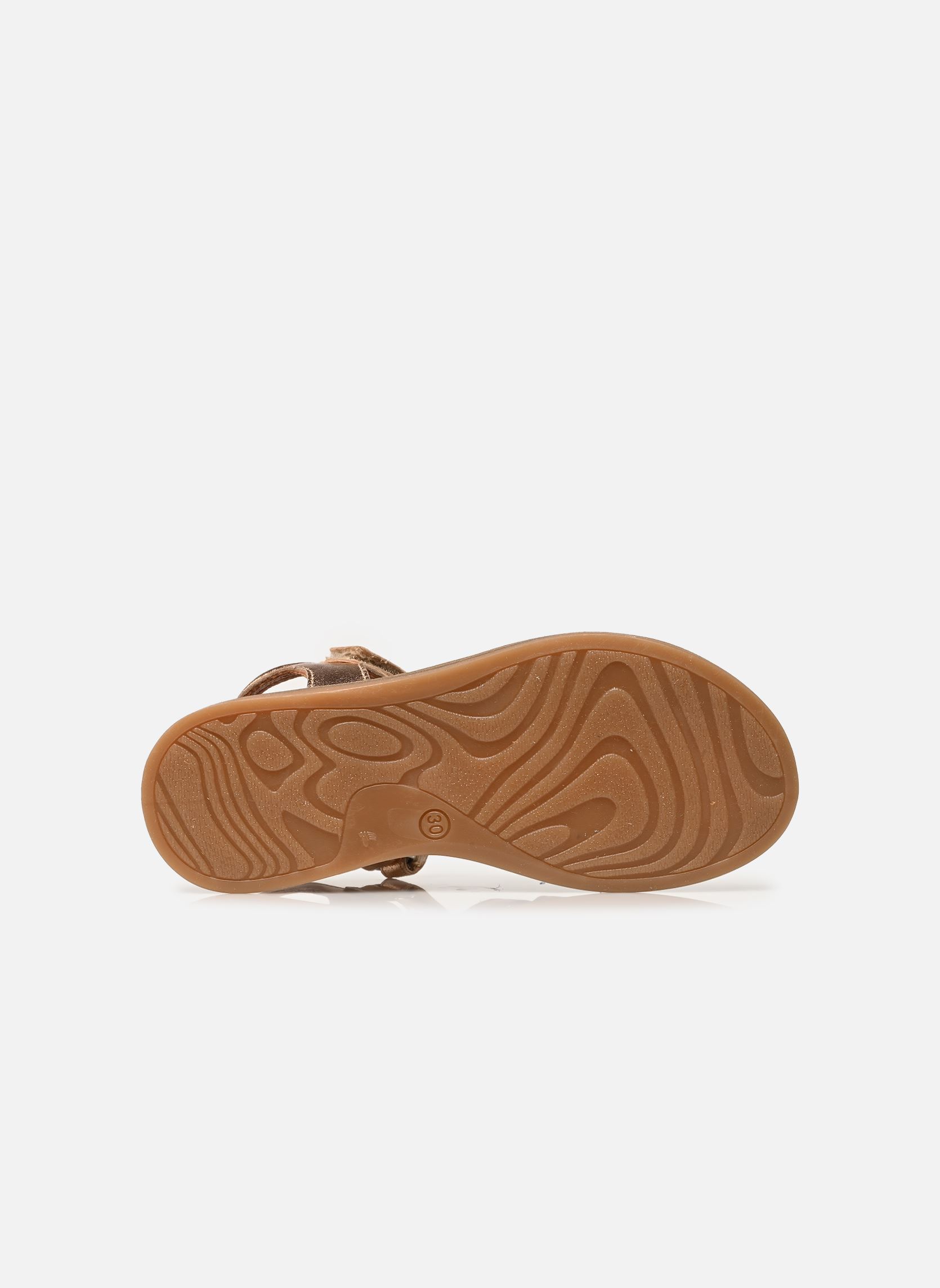 Sandalen Karoussel meisjes goud en brons Babybotte Sandalen Karoussel meisjes goud en brons PLATINE 1