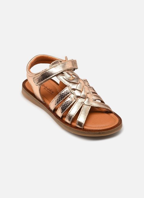 Babybotte Sandales Karoussel fille or et bronze