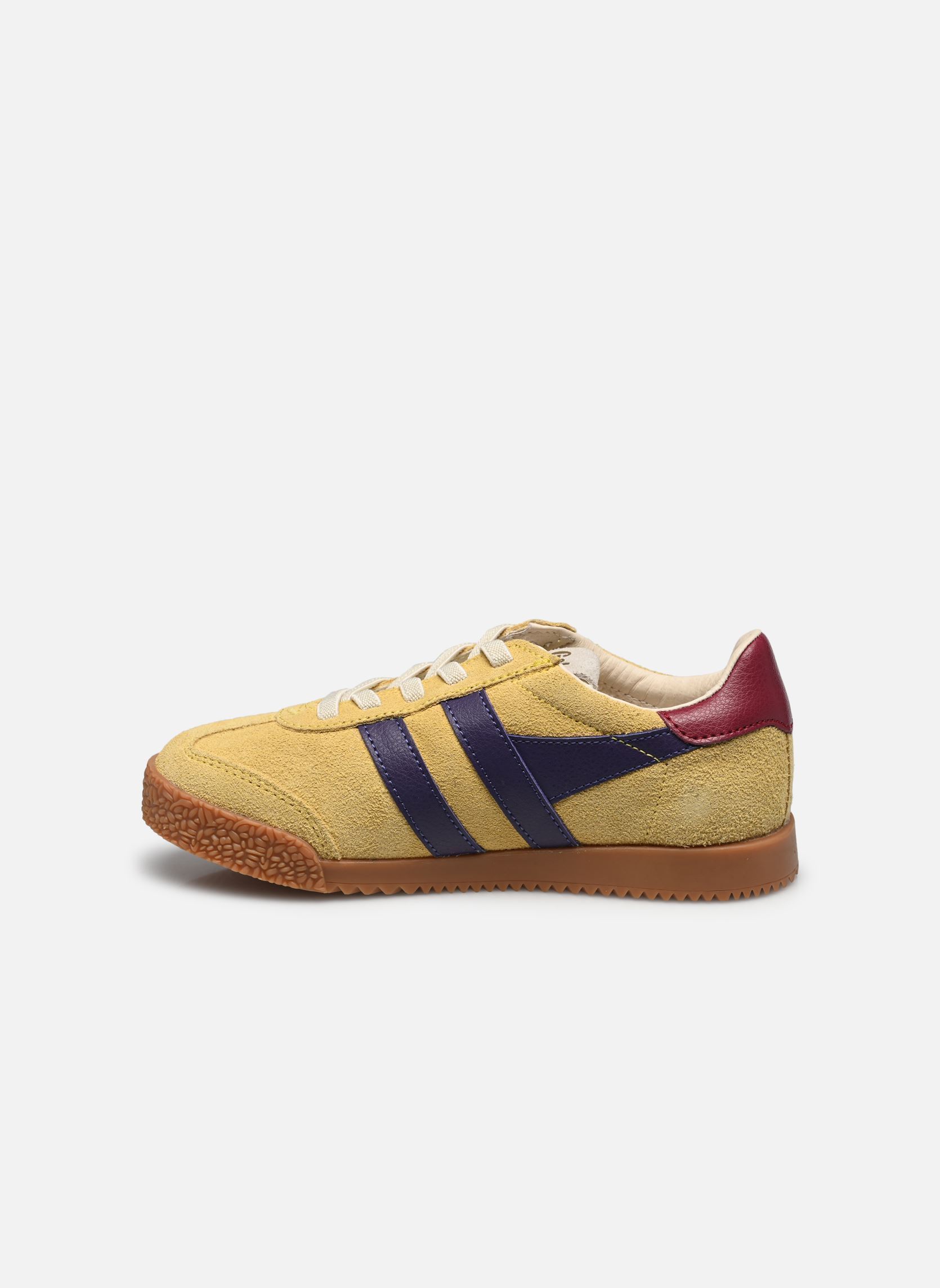 Baskets Elan K jaune Gola Baskets Elan K jaune POLLEN/PLUM/CERISE