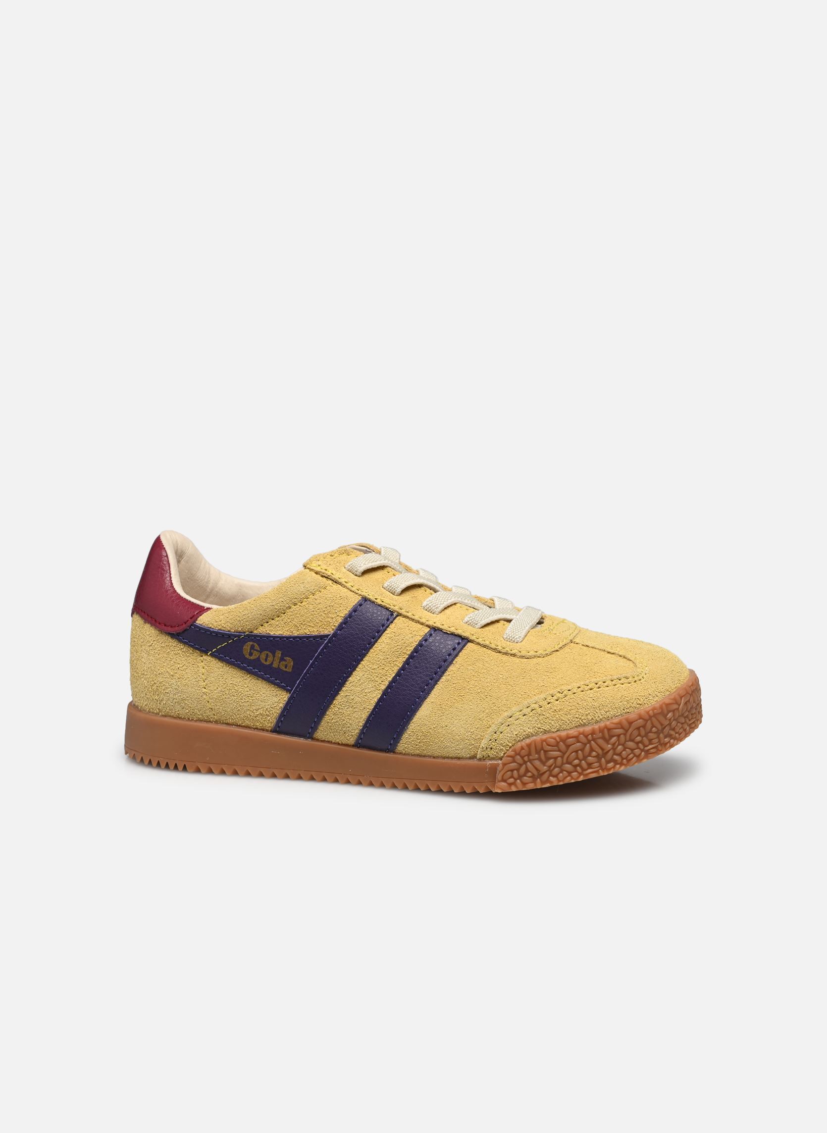 Baskets Elan K jaune Gola Baskets Elan K jaune POLLEN/PLUM/CERISE