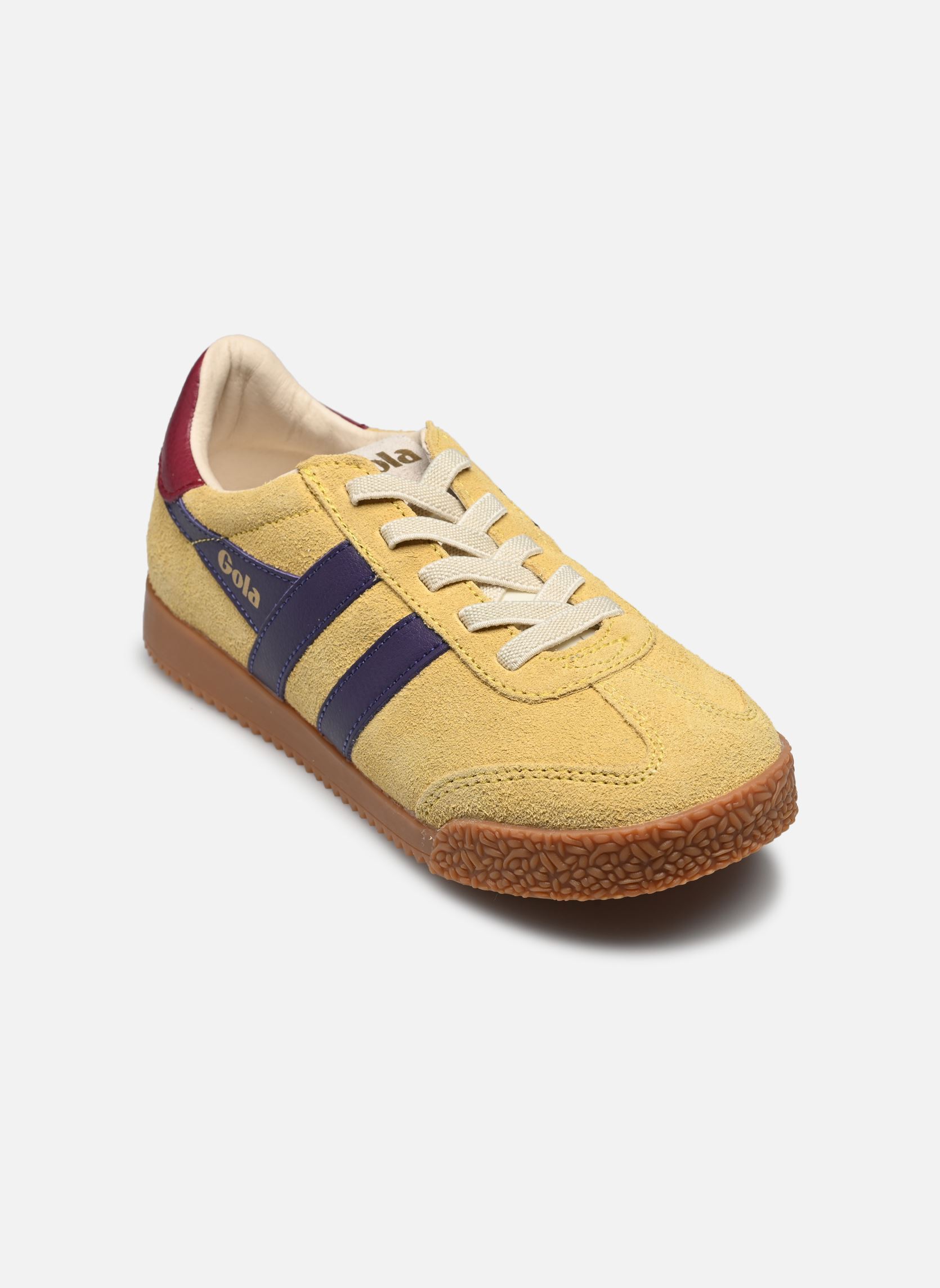 Baskets Elan K jaune Gola Baskets Elan K jaune POLLEN/PLUM/CERISE