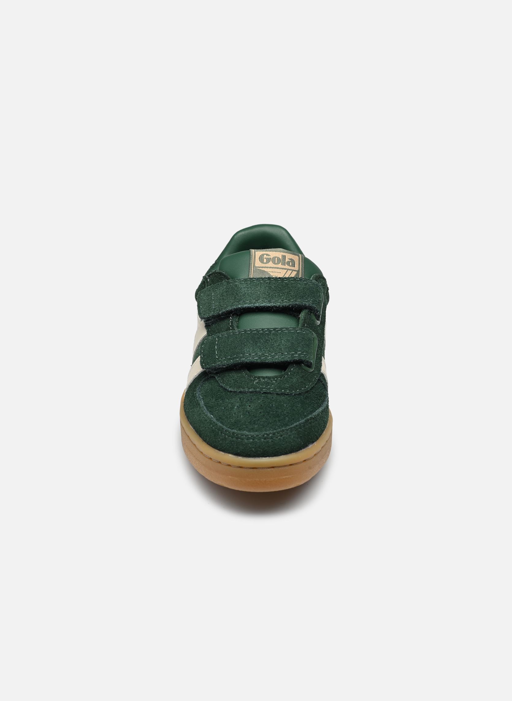 Baskets Hawk Suede Strap vert Gola Baskets Hawk Suede Strap vert Evergreen/Off White/Gum