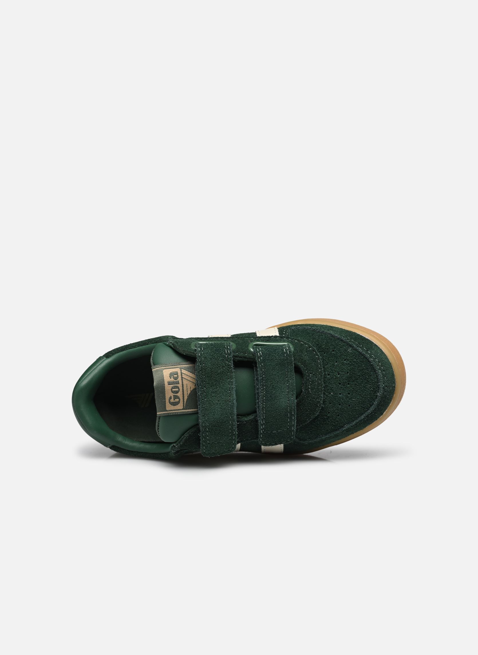 Baskets Hawk Suede Strap vert Gola Baskets Hawk Suede Strap vert Evergreen/Off White/Gum