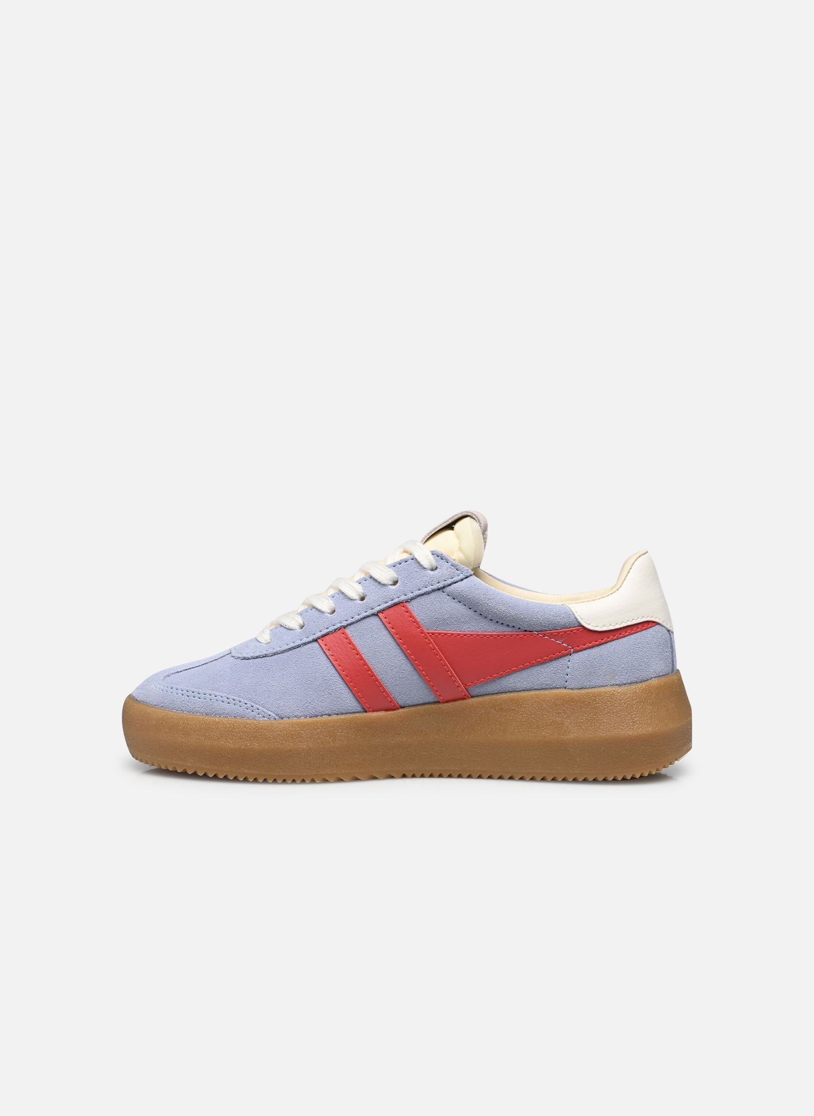 Baskets Athena femme bleu Gola Baskets Athena femme bleu AIR/CORAL/OFF WHITE/GUM