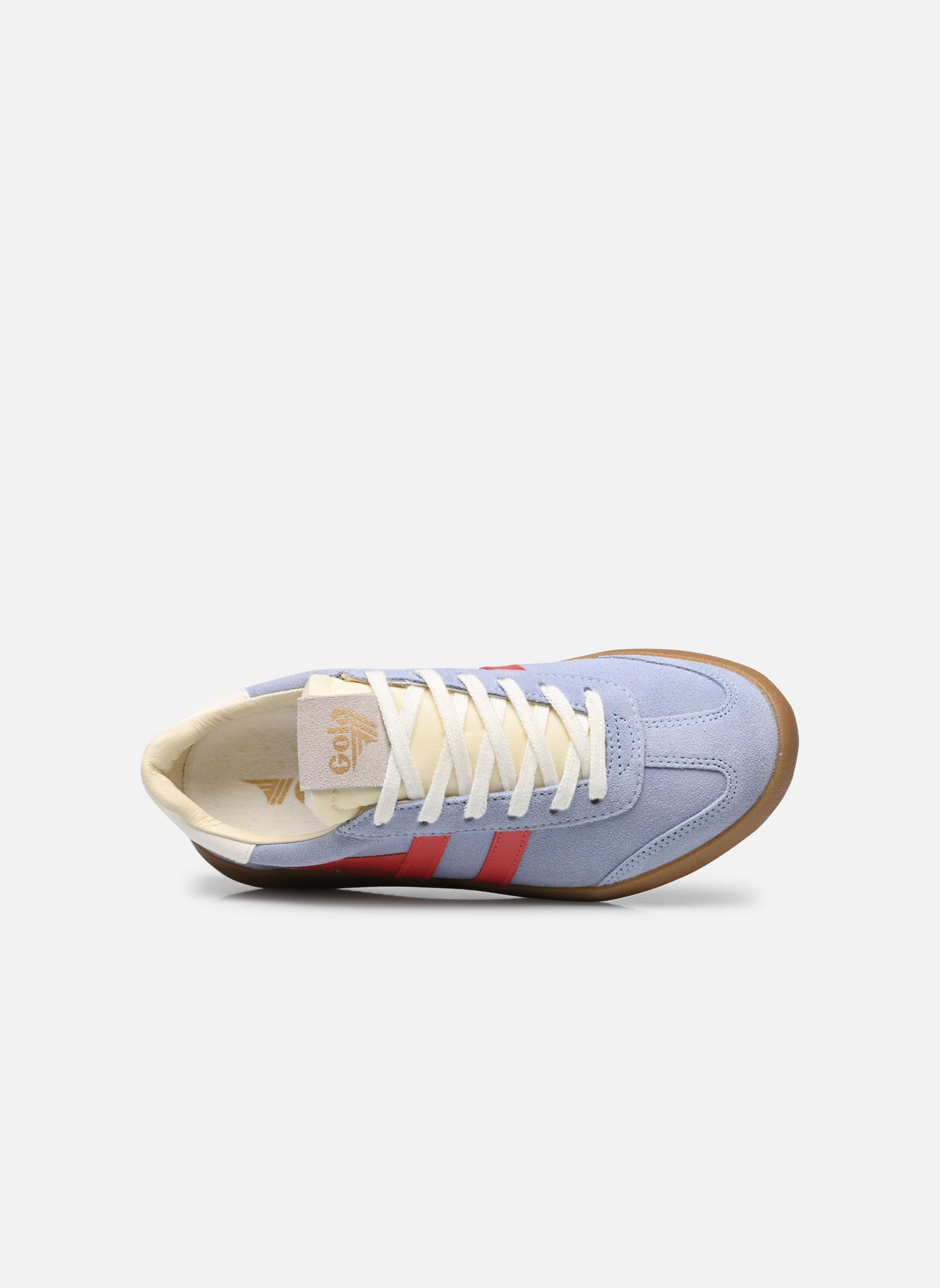 Baskets Athena femme bleu Gola Baskets Athena femme bleu AIR/CORAL/OFF WHITE/GUM