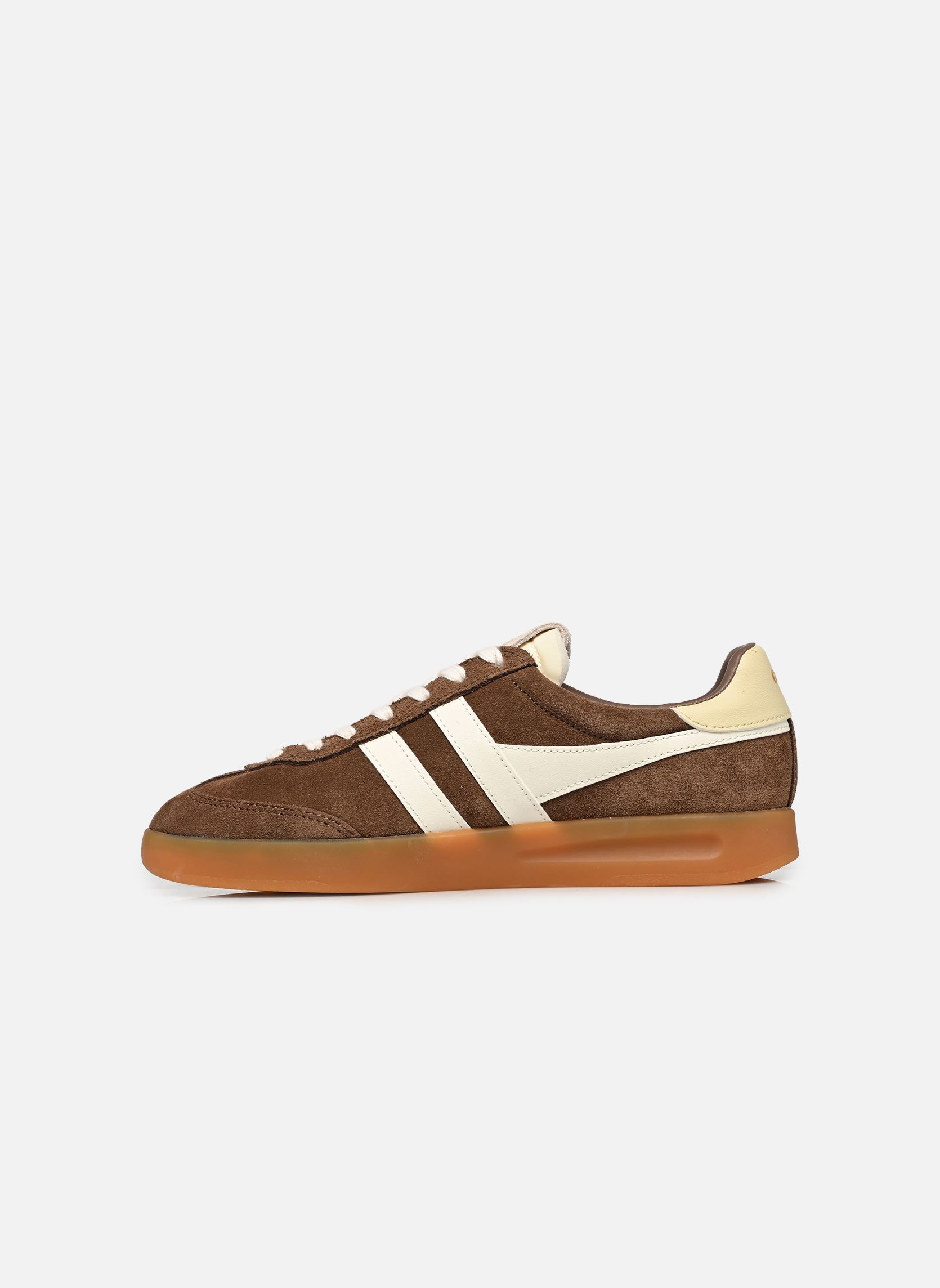 Lage sneakers Cyclone W dames bruin Gola Lage sneakers Cyclone W dames bruin OTTER/OFF WHITE/BUTTERMILK/GUM