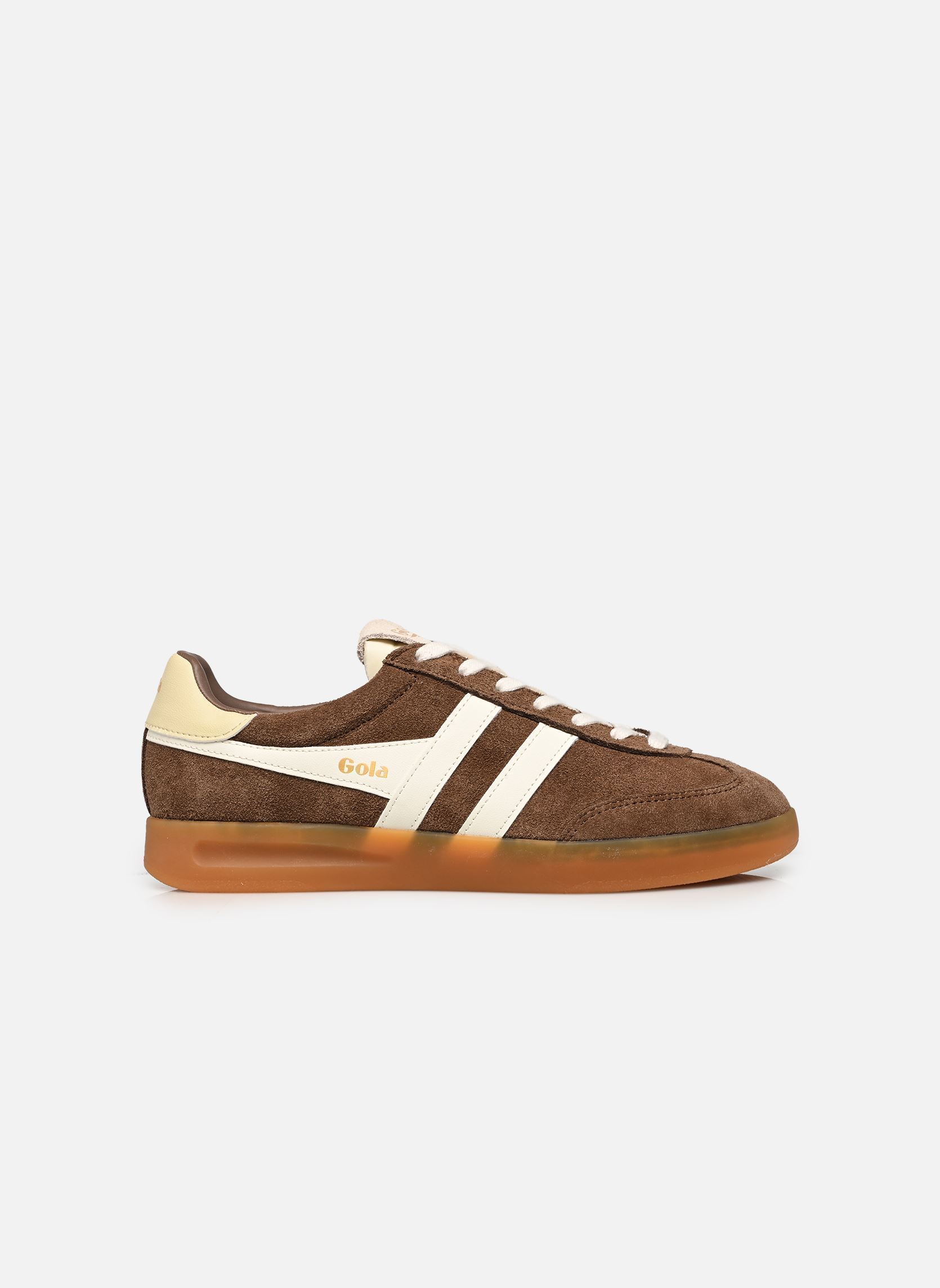 Lage sneakers Cyclone W dames bruin Gola Lage sneakers Cyclone W dames bruin OTTER/OFF WHITE/BUTTERMILK/GUM