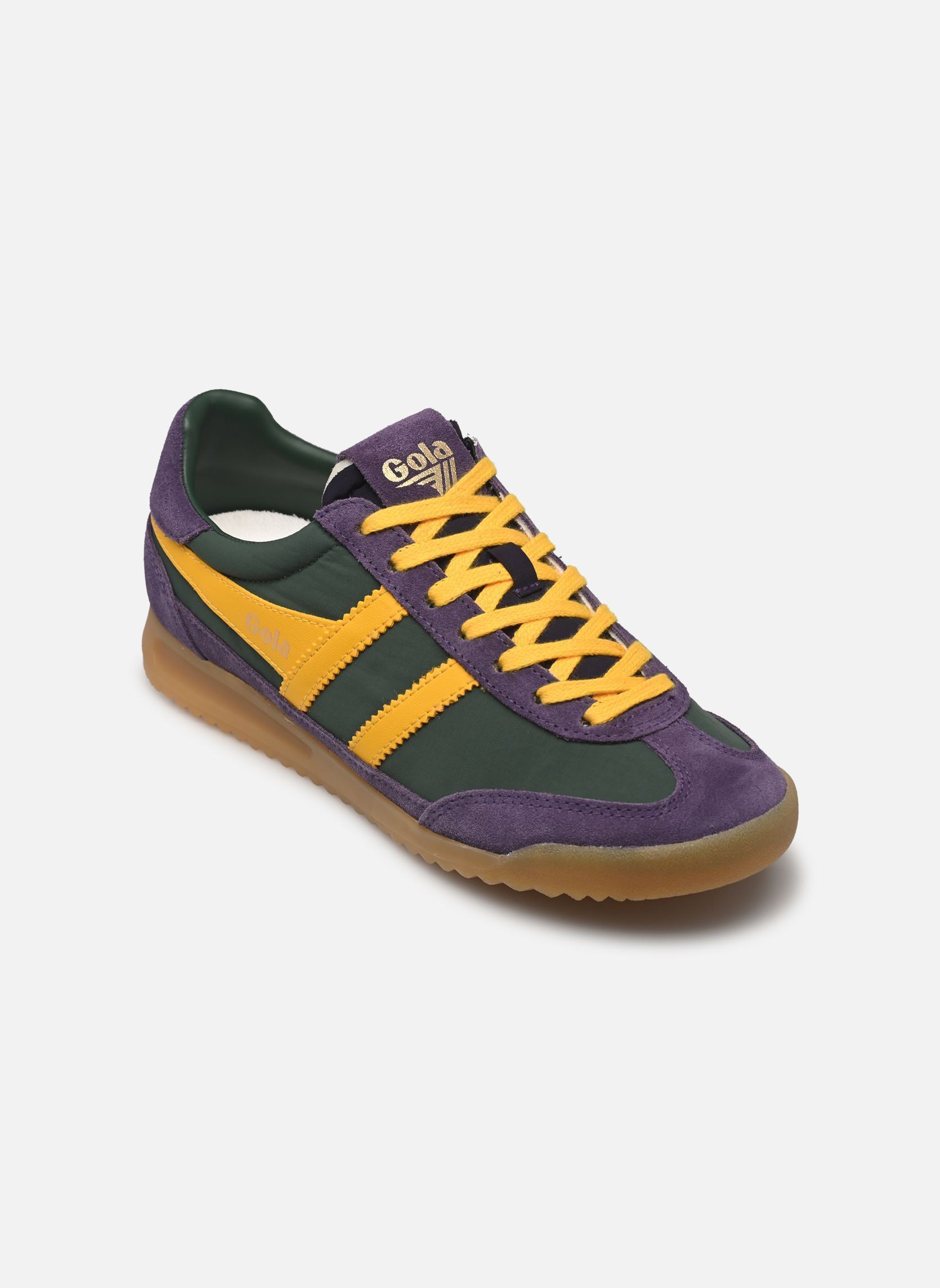 Niedrige Sneaker Firefly damen grün Gola Niedrige Sneaker Firefly damen grün EVERGREEN/PLUM/SUN