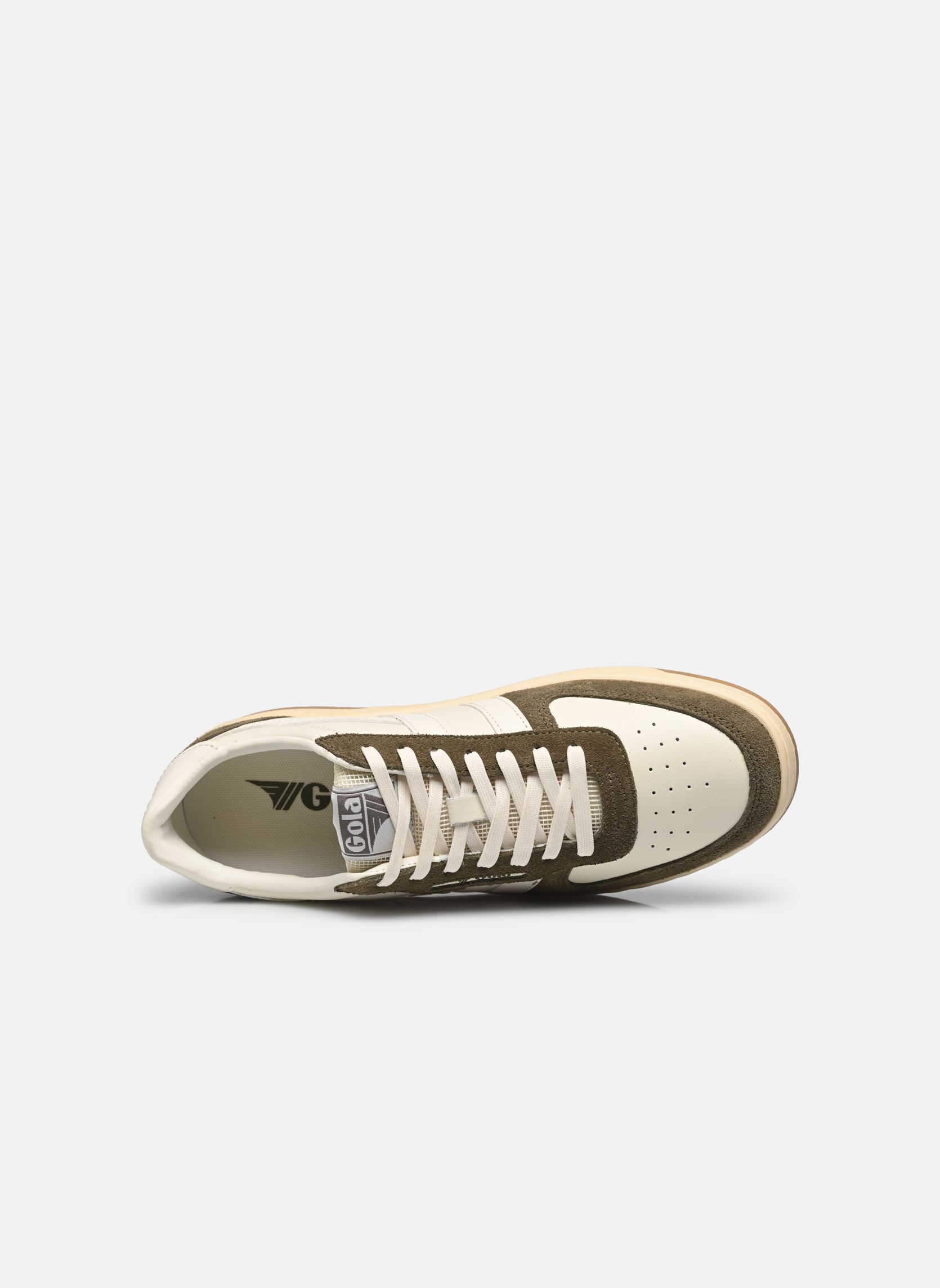 Baskets Hawk '89 M homme blanc Gola Baskets Hawk '89 M homme blanc Off White/khaki