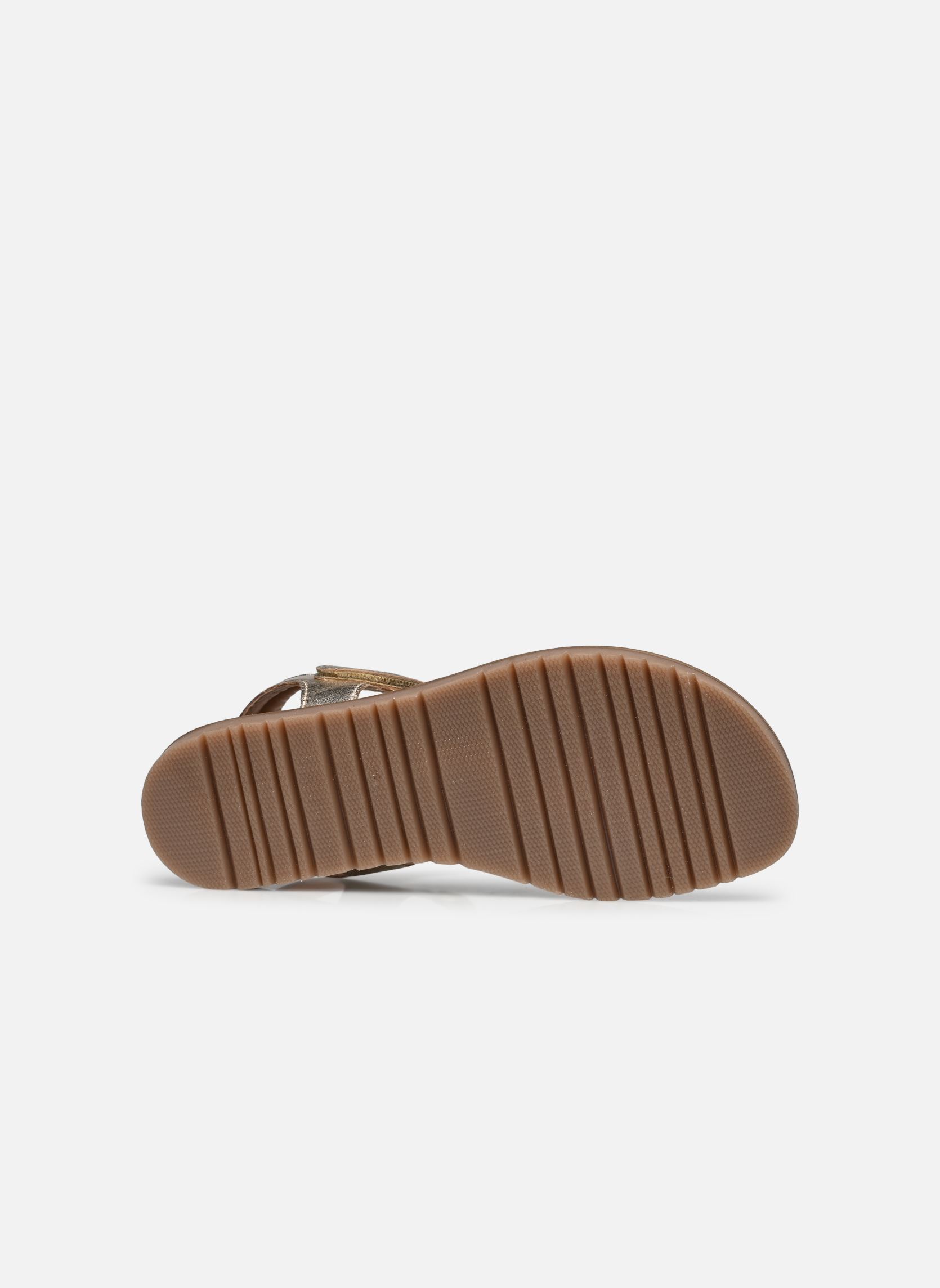 Sandalen KICK BRAIDA meisjes goud en brons Kickers Sandalen KICK BRAIDA meisjes goud en brons OR CLAIR