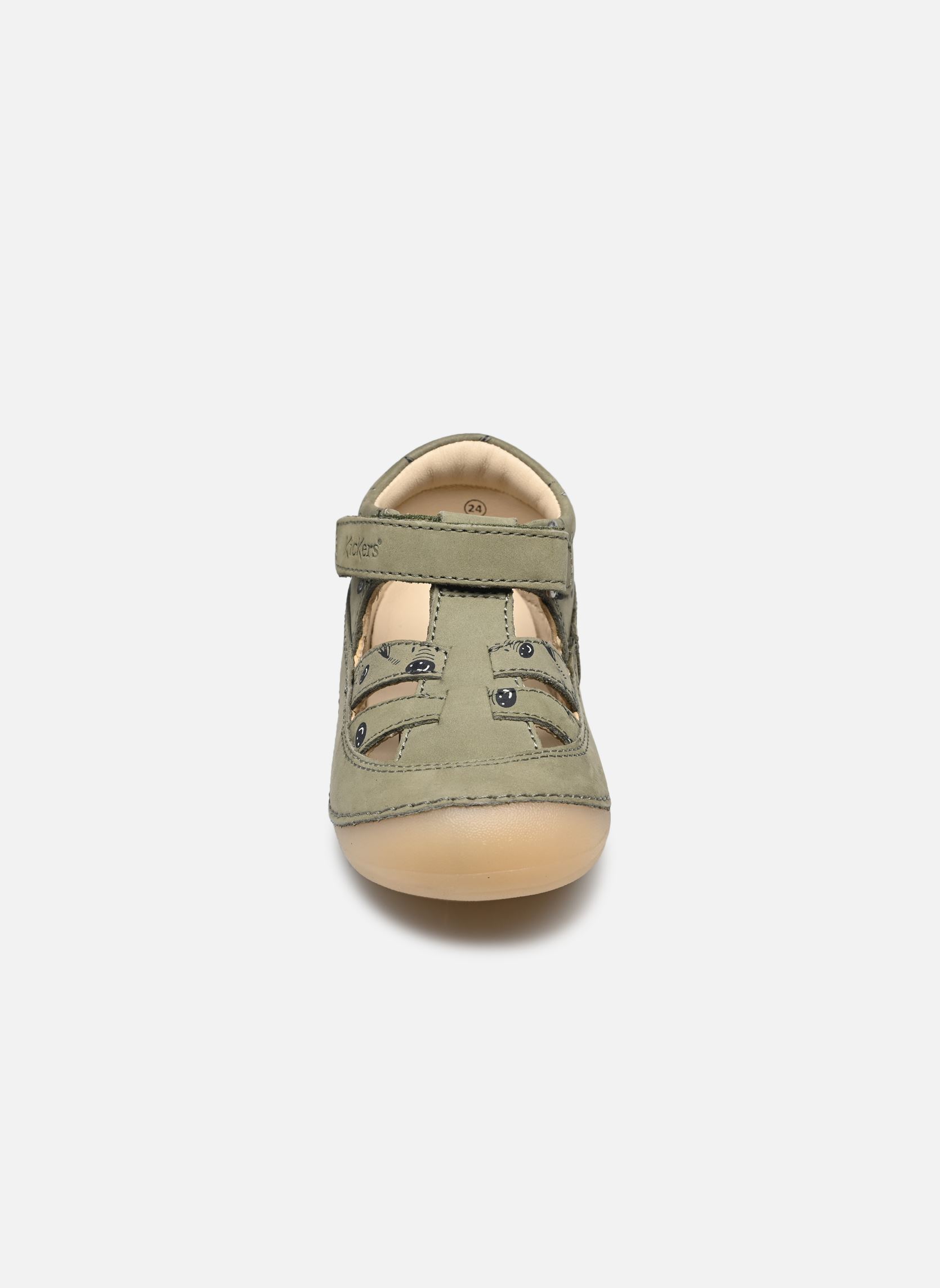 Ballerina's KICK SUSHYK LT groen Kickers Ballerina's KICK SUSHYK LT groen KAKI IMPRIME ZEBRE