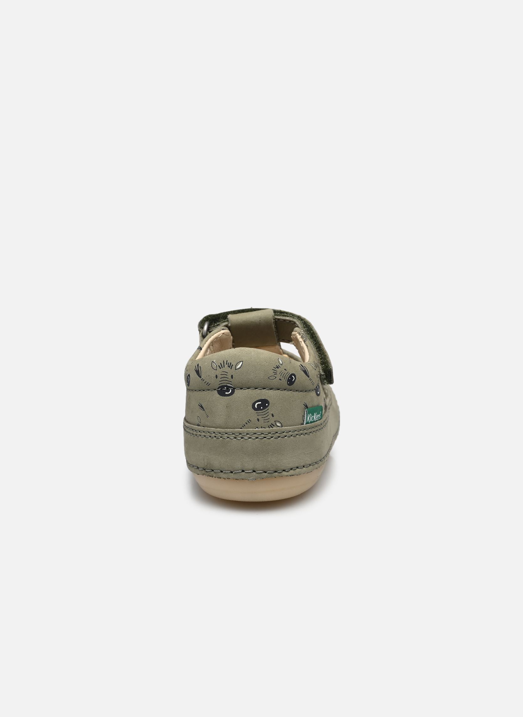 Ballerina's KICK SUSHYK LT groen Kickers Ballerina's KICK SUSHYK LT groen KAKI IMPRIME ZEBRE