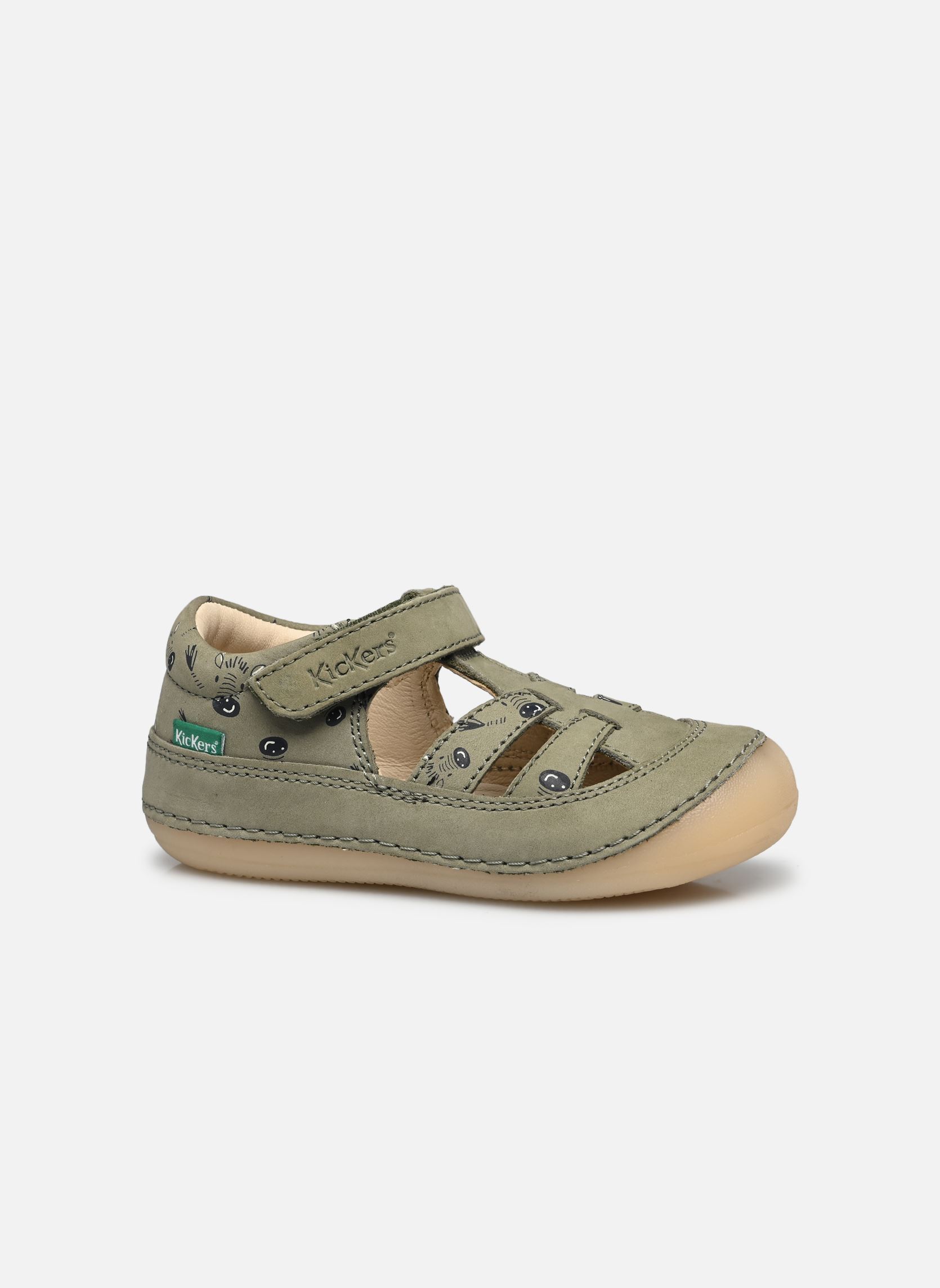 Ballerina's KICK SUSHYK LT groen Kickers Ballerina's KICK SUSHYK LT groen KAKI IMPRIME ZEBRE