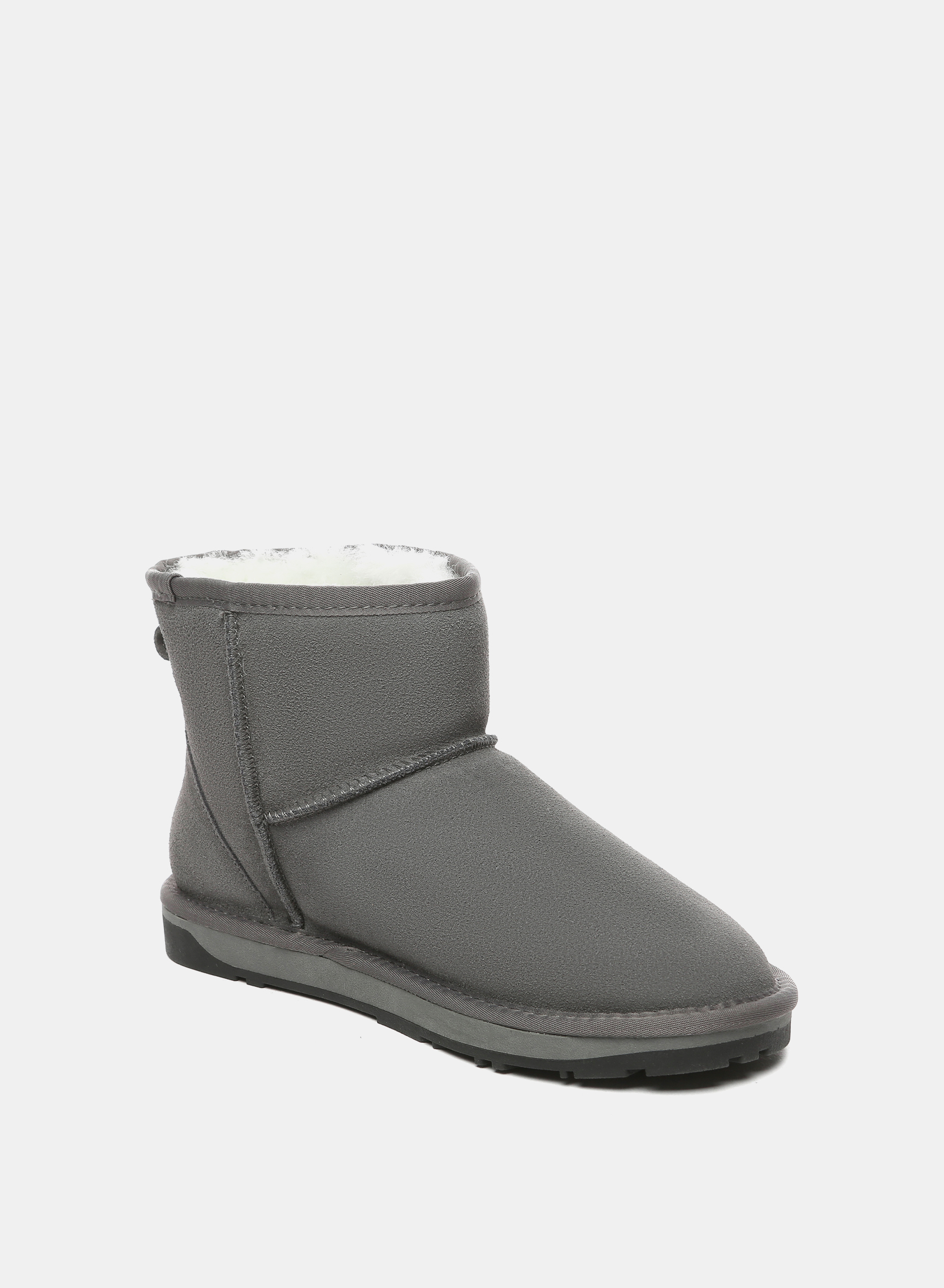 Bottes Bottines femme mini classiques en peau de mouton - Emu femme gris EverAu Australia Bottes Bottines femme mini classiques en peau de mouton - Emu femme gris grey