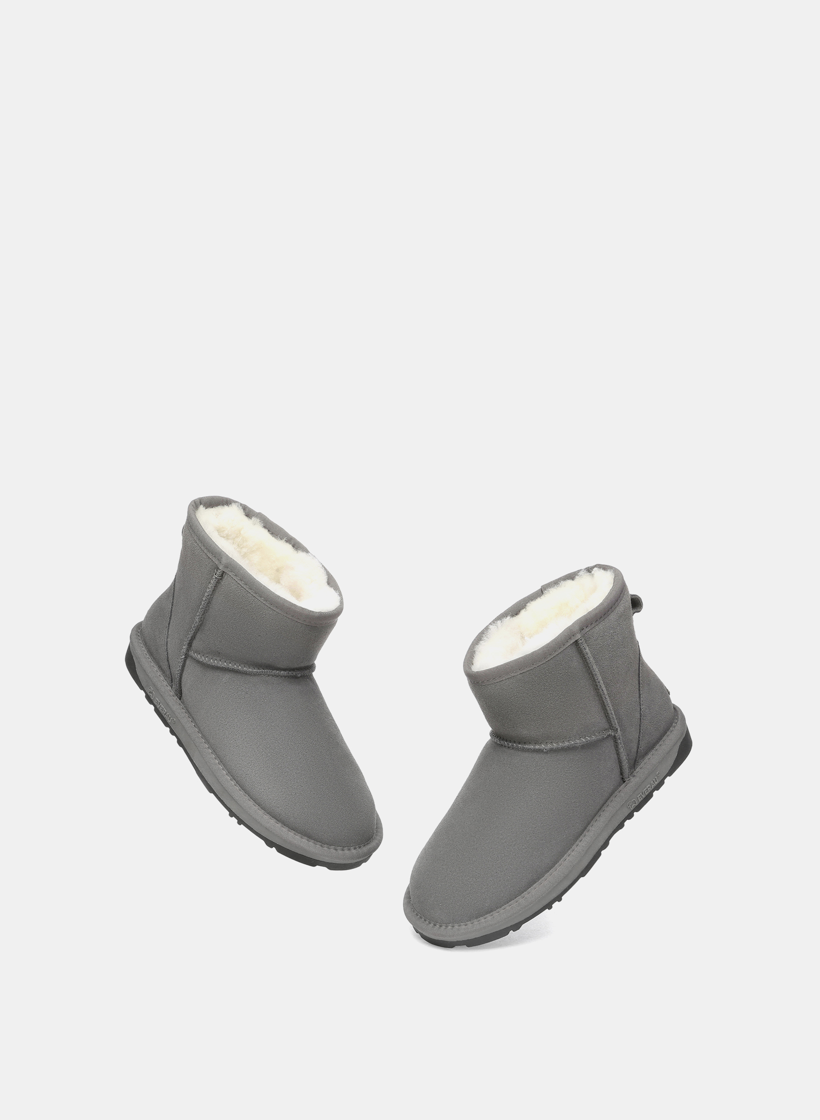 Bottes Bottines femme mini classiques en peau de mouton - Emu femme gris EverAu Australia Bottes Bottines femme mini classiques en peau de mouton - Emu femme gris grey