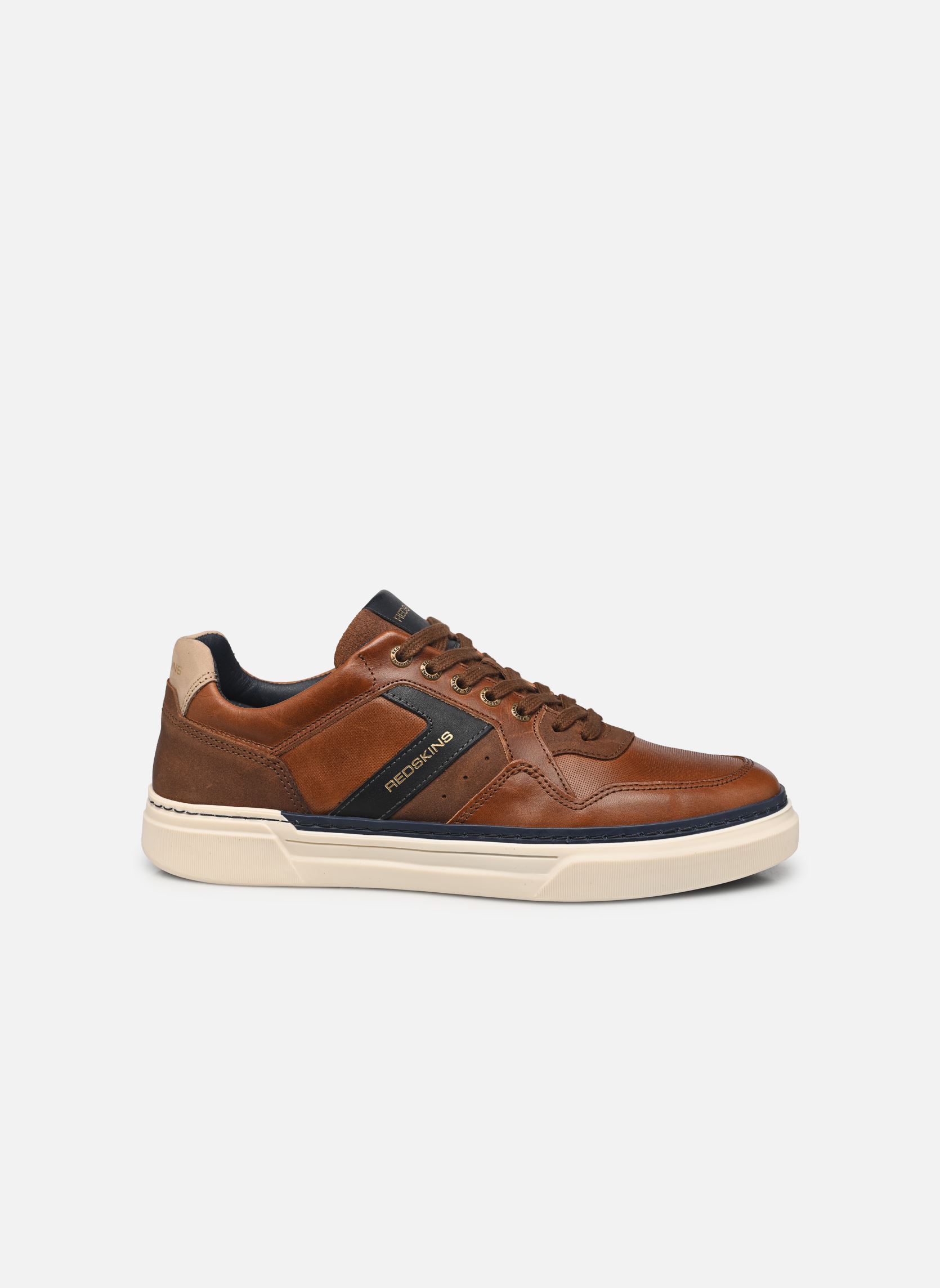 Sneakers LERMI uomo marrone Redskins Sneakers LERMI uomo marrone Cognac/marine/beige