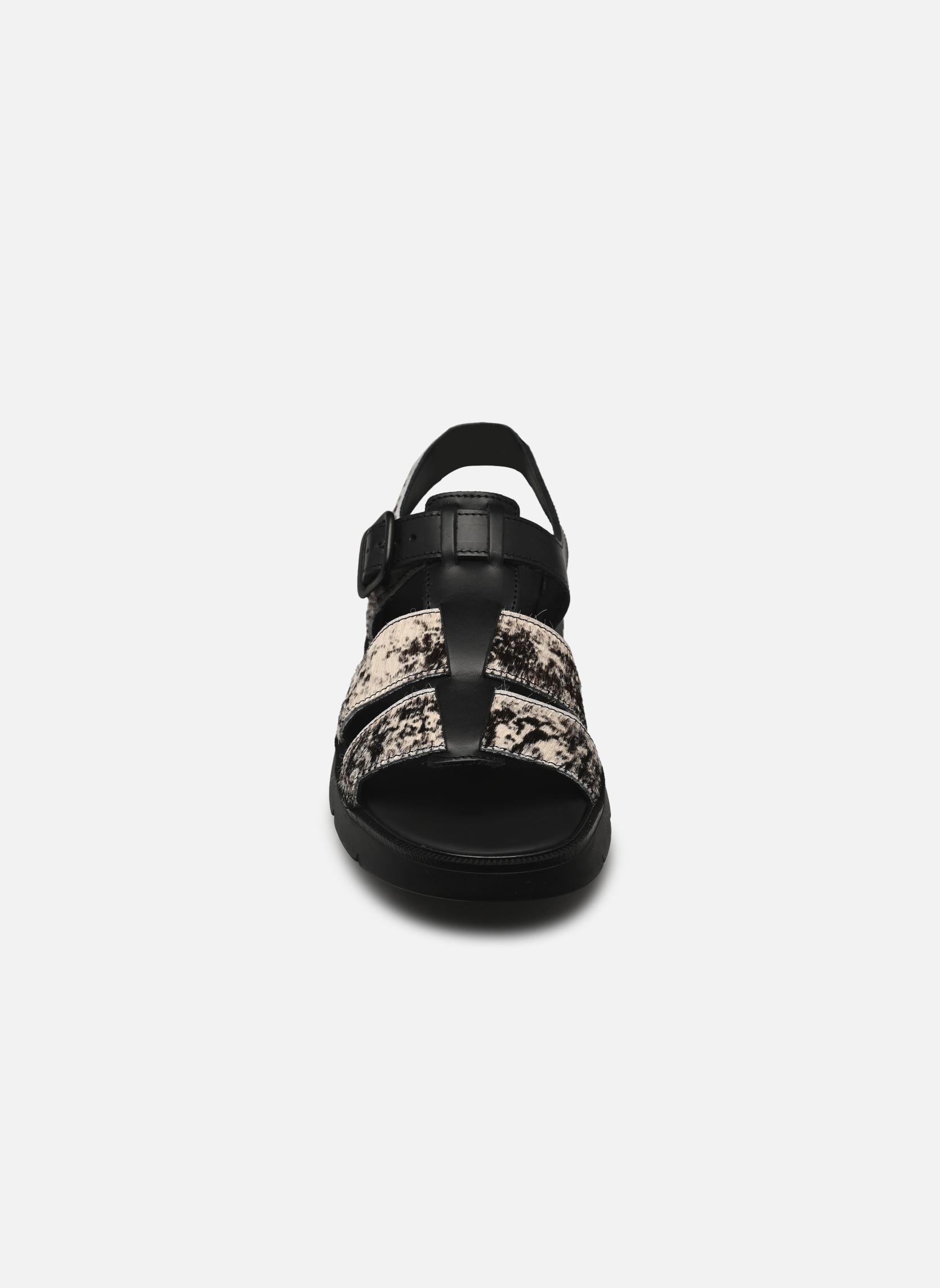 Platte sandalen BALLAST HC dames wit Kleman Platte sandalen BALLAST HC dames wit NOIR/ BLANC