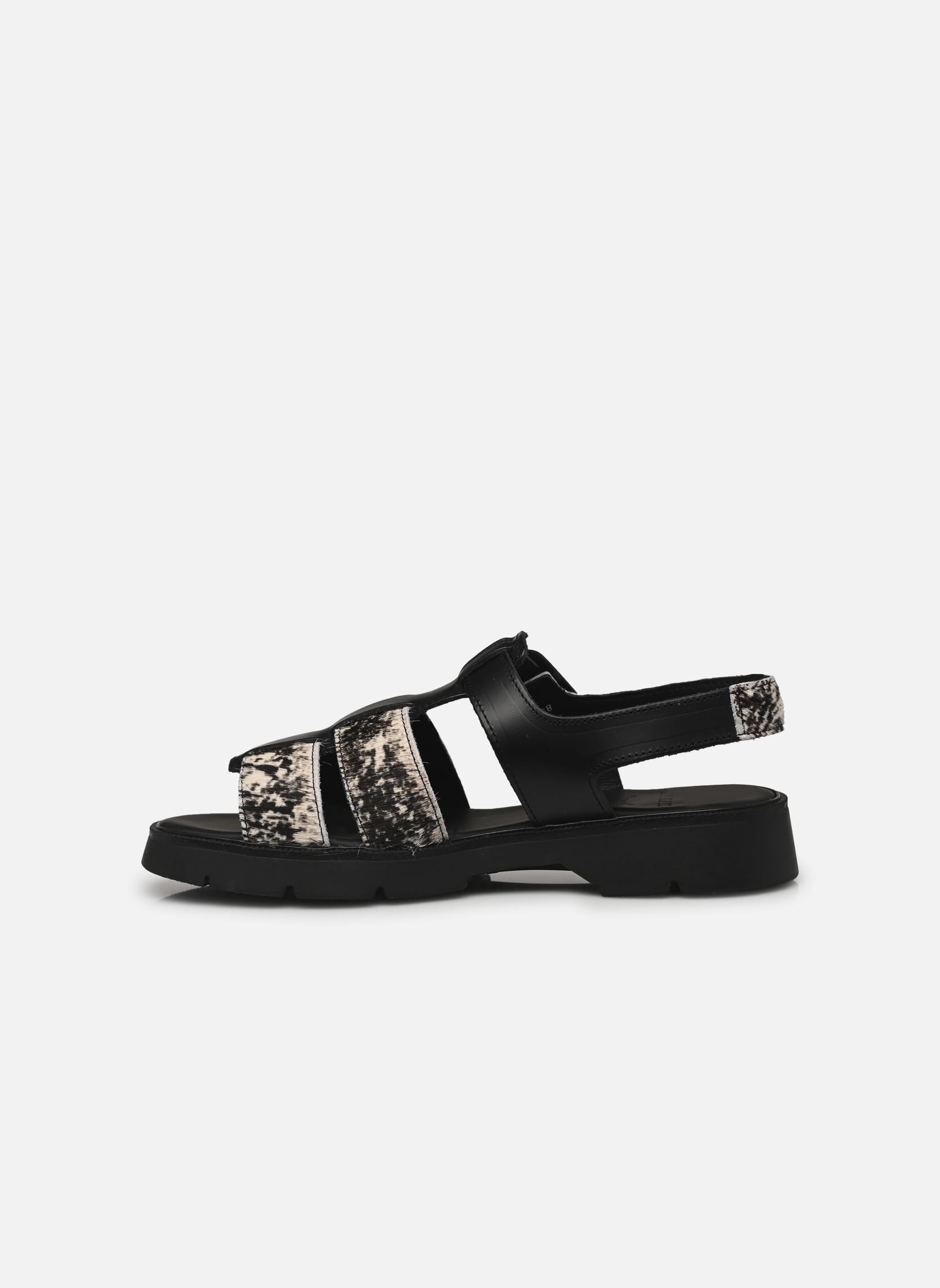 Platte sandalen BALLAST HC dames wit Kleman Platte sandalen BALLAST HC dames wit NOIR/ BLANC