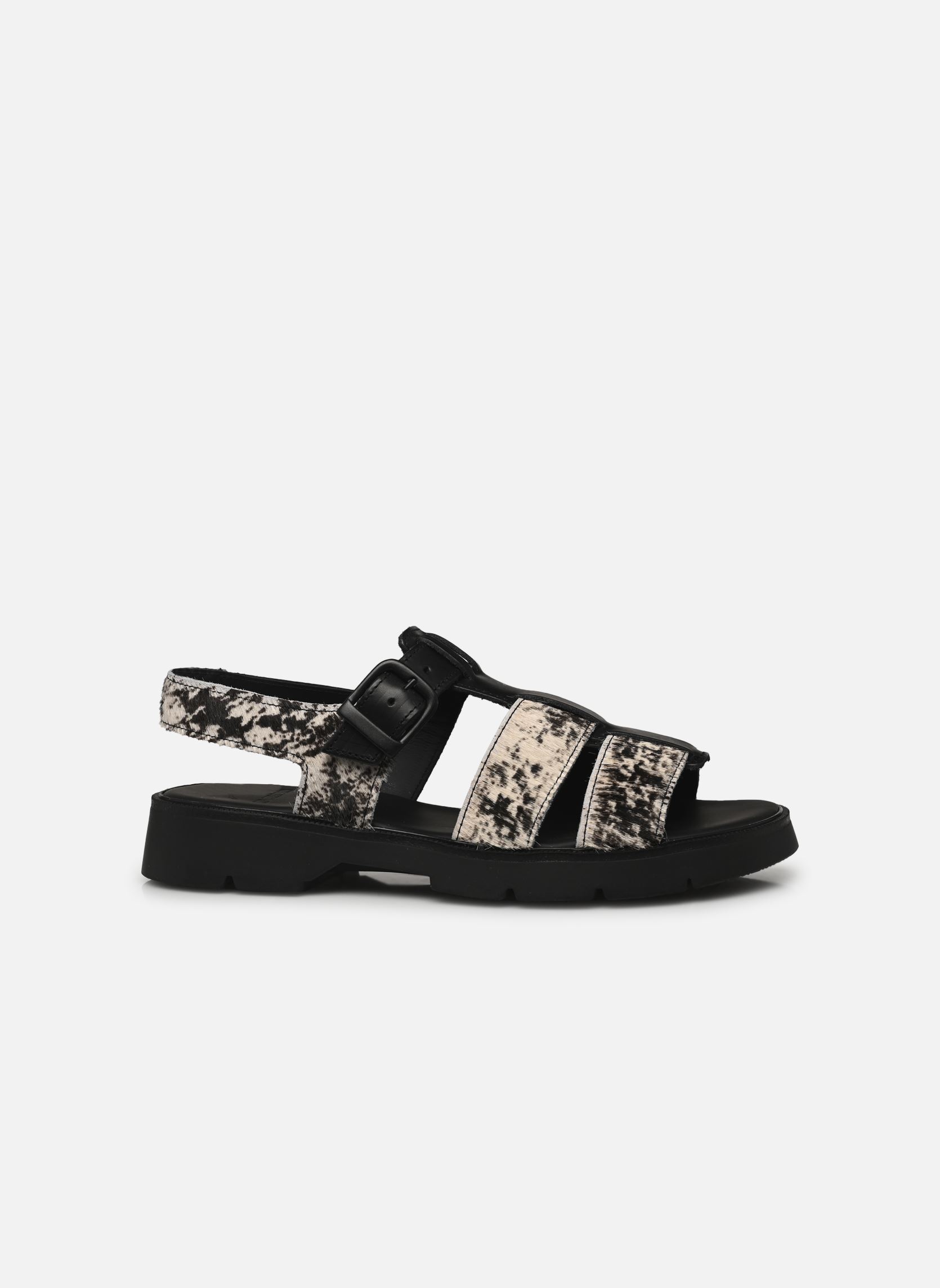 Platte sandalen BALLAST HC dames wit Kleman Platte sandalen BALLAST HC dames wit NOIR/ BLANC