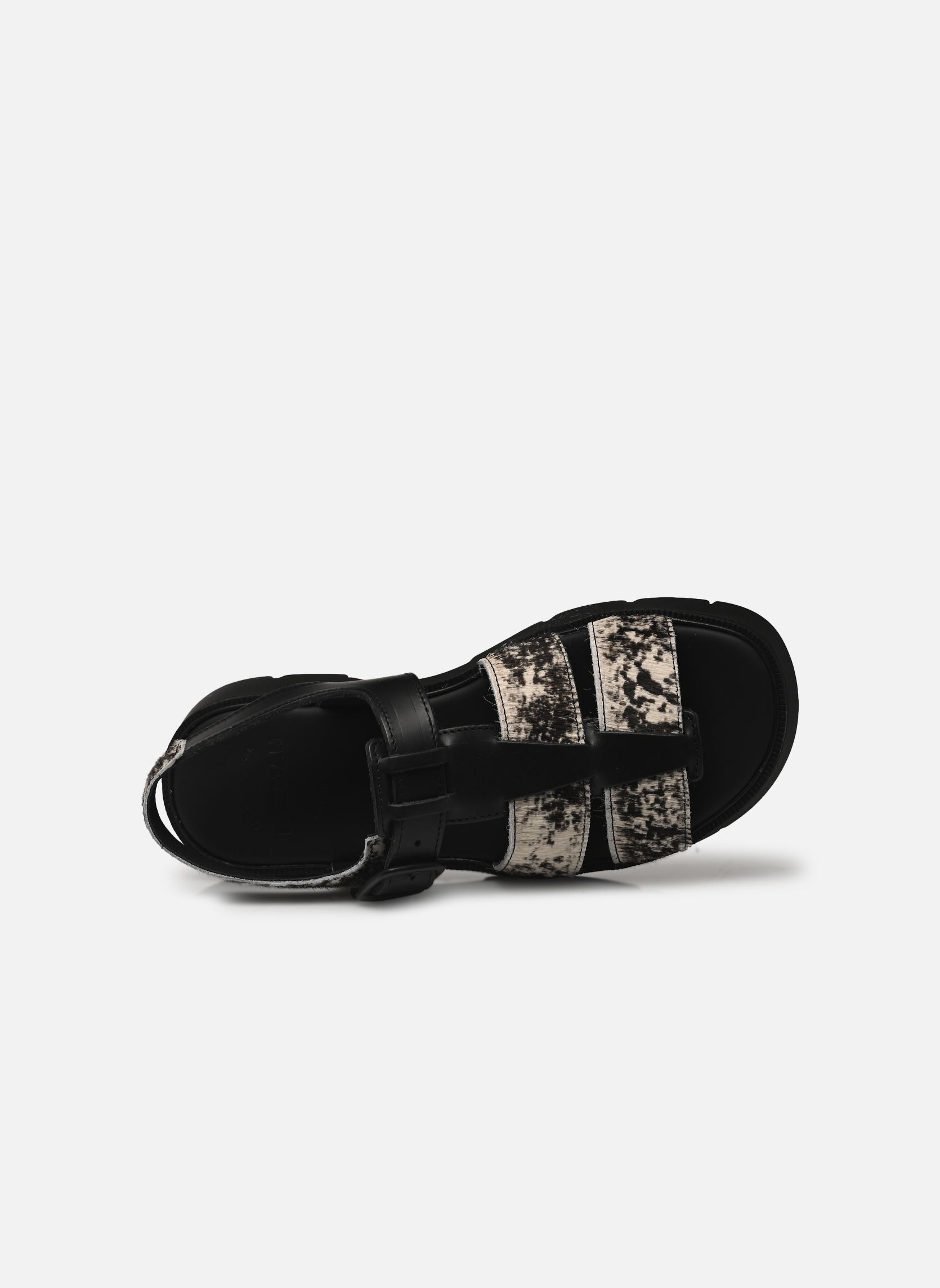 Platte sandalen BALLAST HC dames wit Kleman Platte sandalen BALLAST HC dames wit NOIR/ BLANC