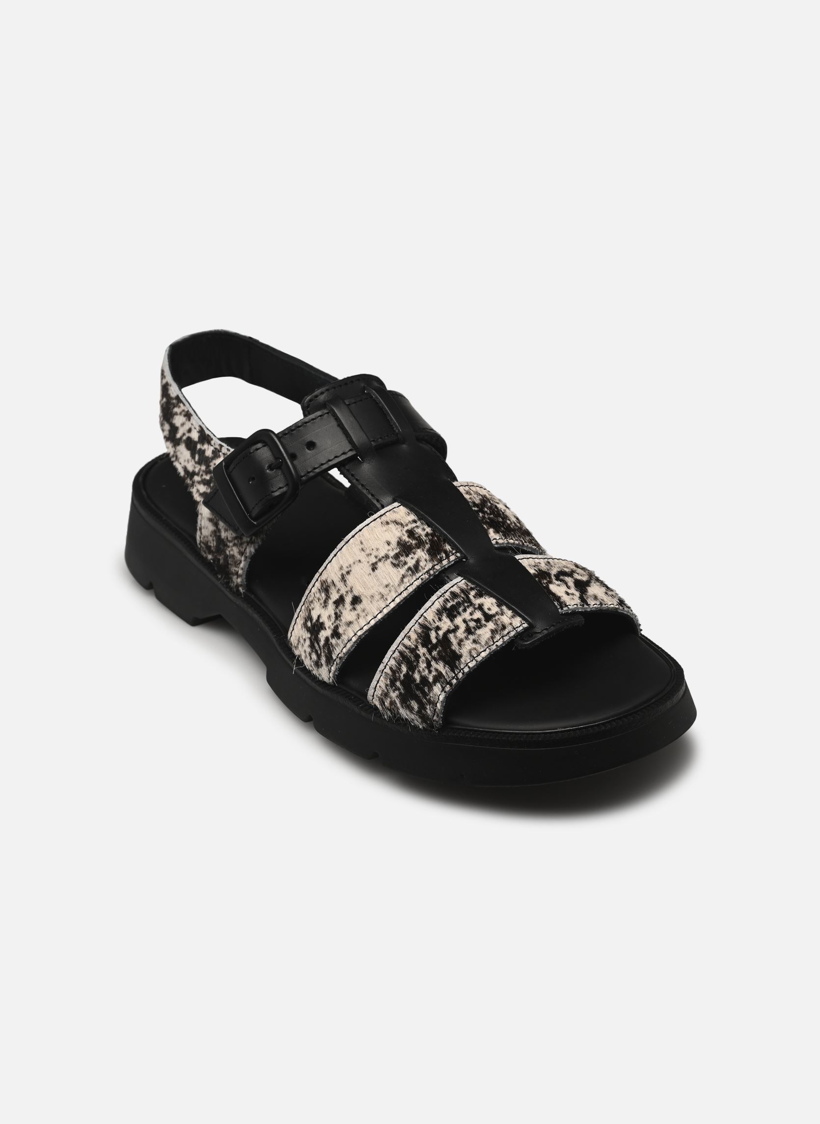 Platte sandalen BALLAST HC dames wit Kleman Platte sandalen BALLAST HC dames wit NOIR/ BLANC