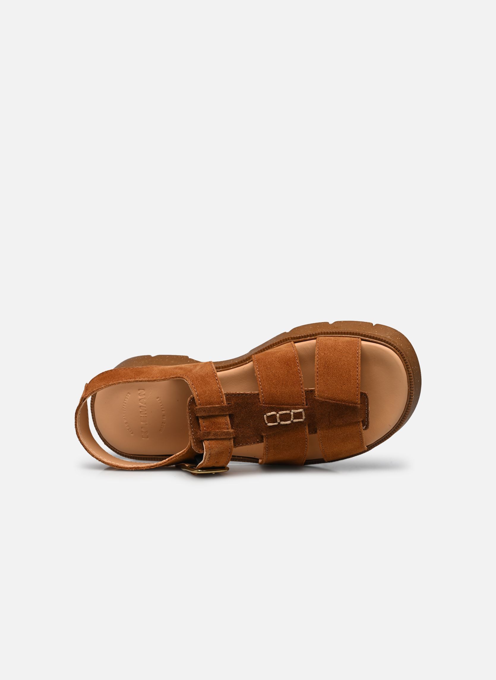 Sandales plates BALLAST VV femme marron Kleman Sandales plates BALLAST VV femme marron CAMEL/ COGNAC