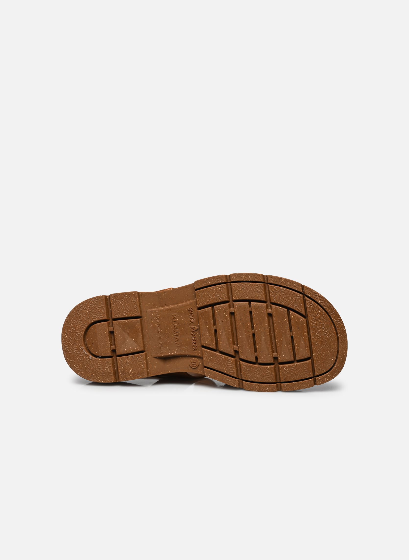 Sandales plates BALLAST VV femme marron Kleman Sandales plates BALLAST VV femme marron CAMEL/ COGNAC