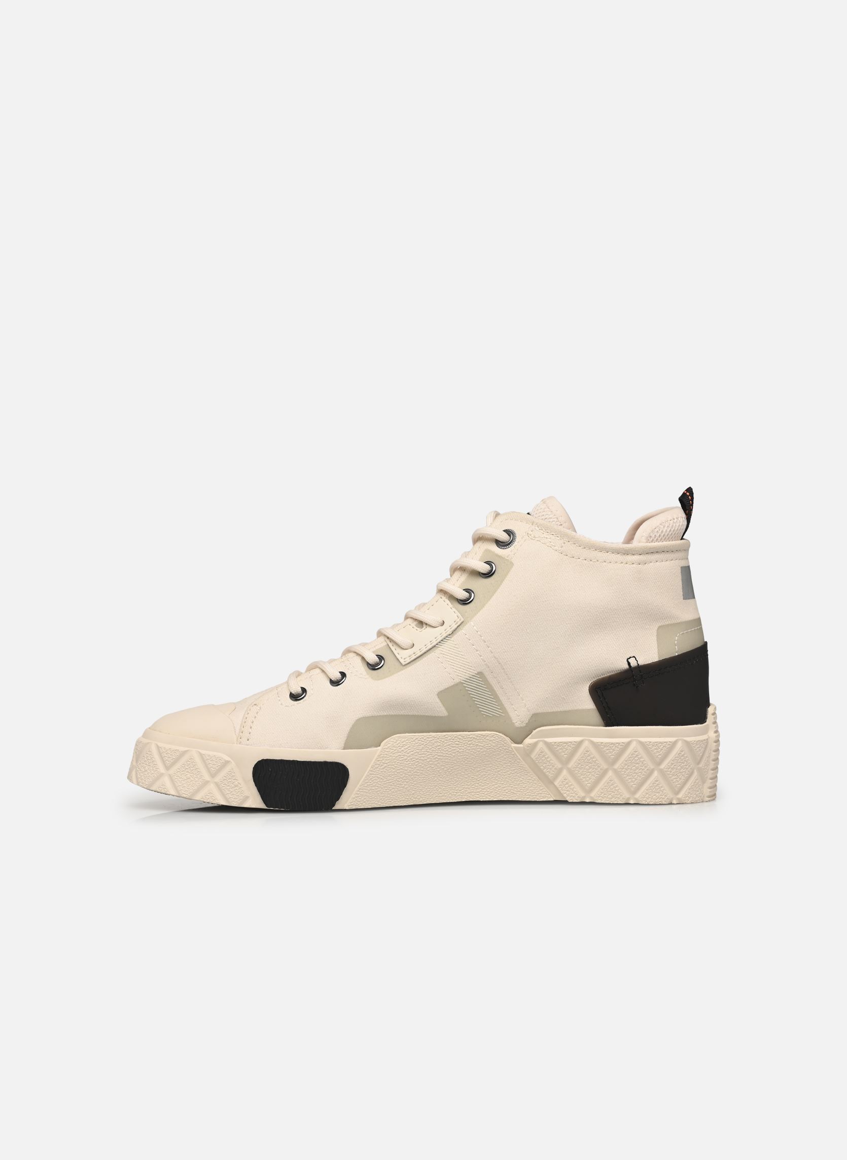 Baskets toile Palla Ace City Shell Chuk 2 homme blanc Palladium Baskets toile Palla Ace City Shell Chuk 2 homme blanc CREAM WHITE