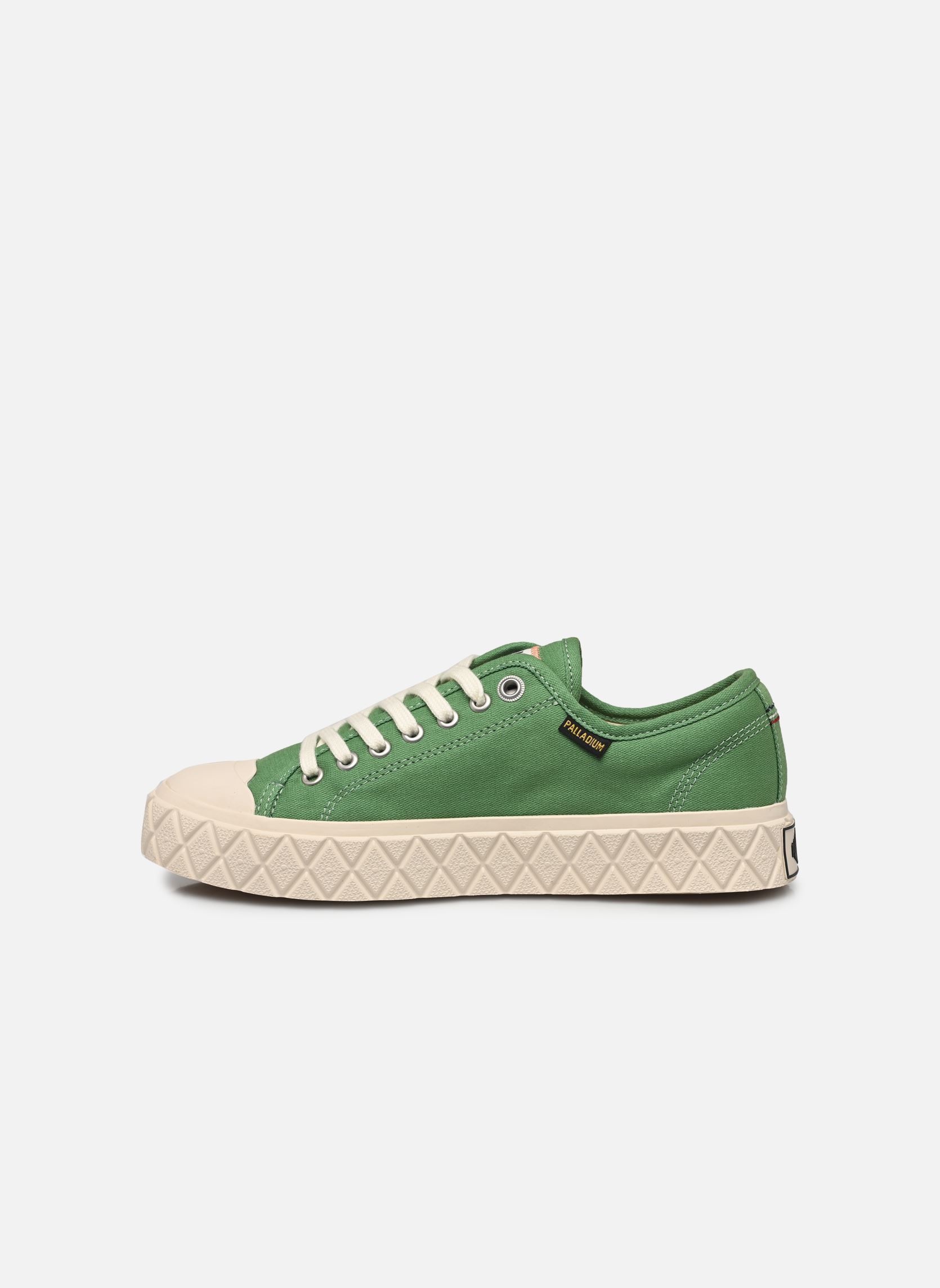 Baskets toile Palla Ace Cvs Org vert Palladium Baskets toile Palla Ace Cvs Org vert VINTAGE GREEN