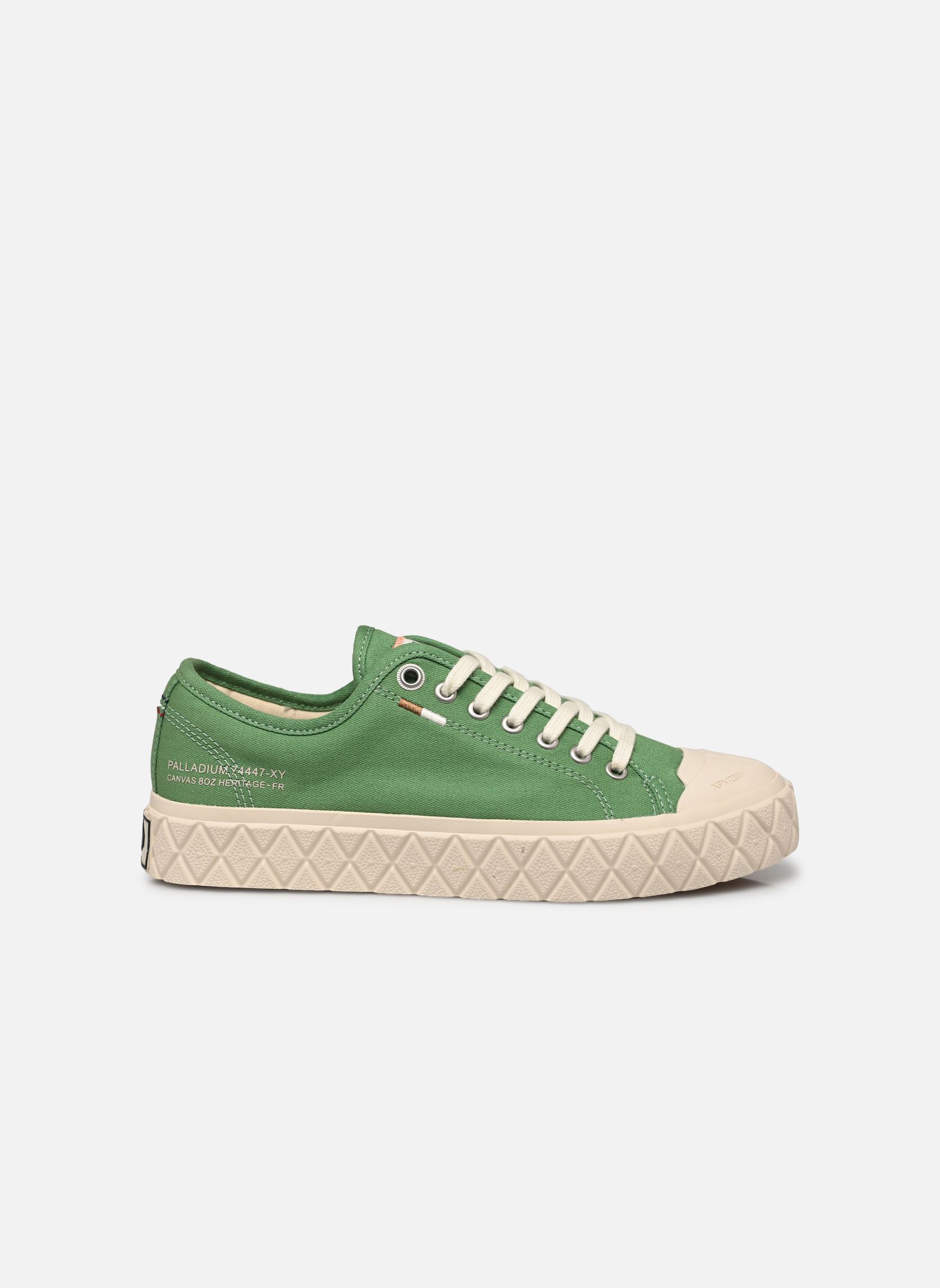 Baskets toile Palla Ace Cvs Org vert Palladium Baskets toile Palla Ace Cvs Org vert VINTAGE GREEN