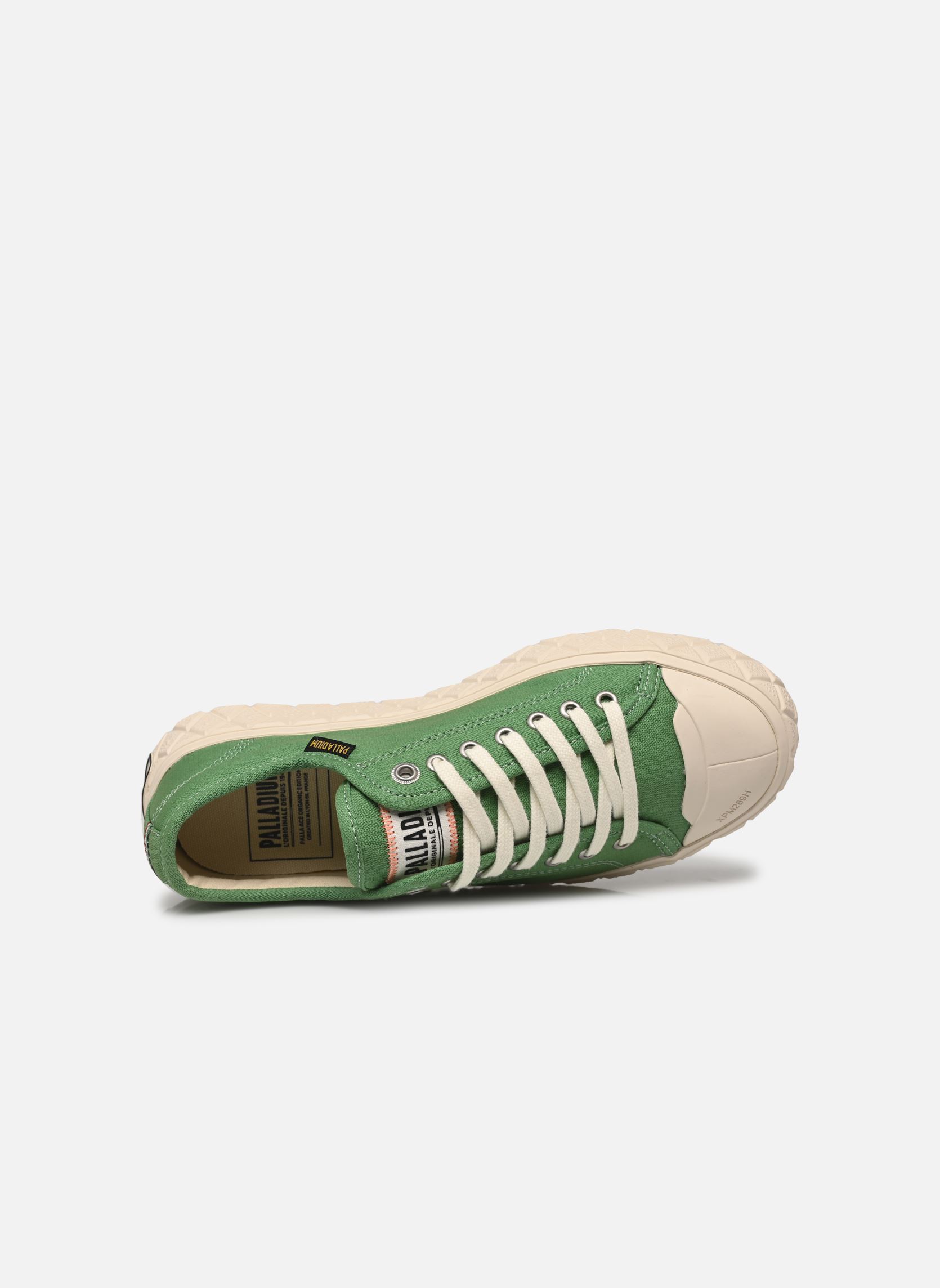 Baskets toile Palla Ace Cvs Org vert Palladium Baskets toile Palla Ace Cvs Org vert VINTAGE GREEN