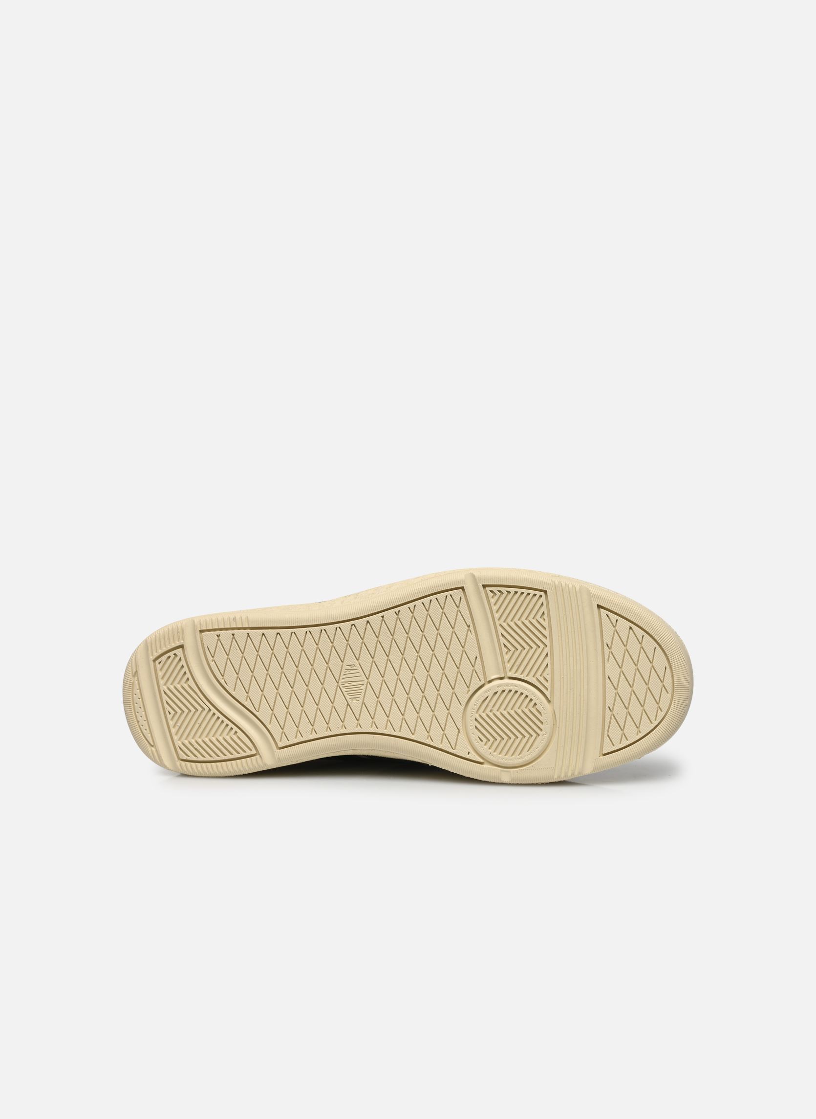 Sneakers Pallacup Flame Lth W dames wit Palladium Sneakers Pallacup Flame Lth W dames wit CREAM - FOLIAGE GREEN