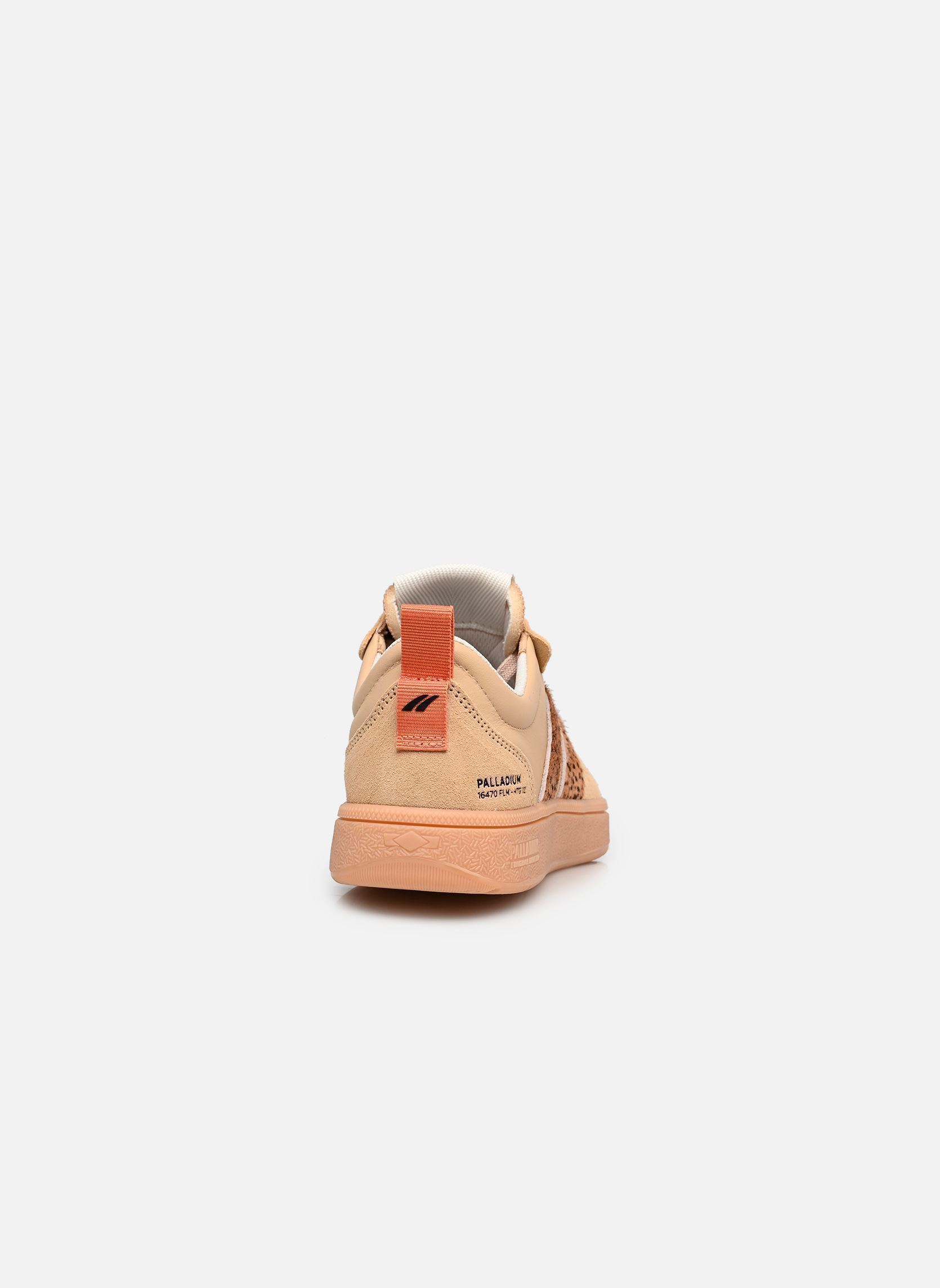 Niedrige Sneaker PALLACUP FLAME LTH damen beige Palladium Niedrige Sneaker PALLACUP FLAME LTH damen beige WARM SAND