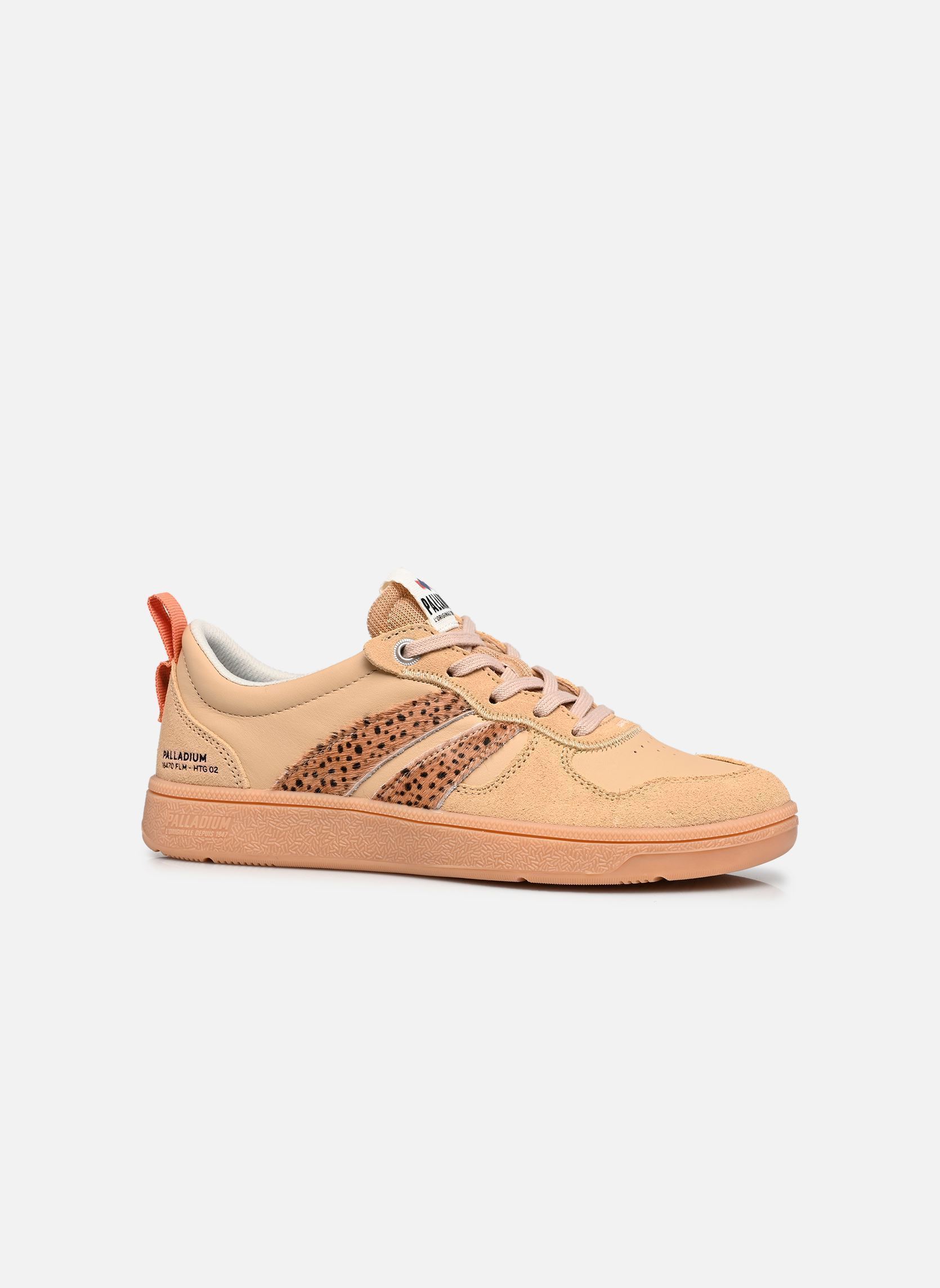 Niedrige Sneaker PALLACUP FLAME LTH damen beige Palladium Niedrige Sneaker PALLACUP FLAME LTH damen beige WARM SAND