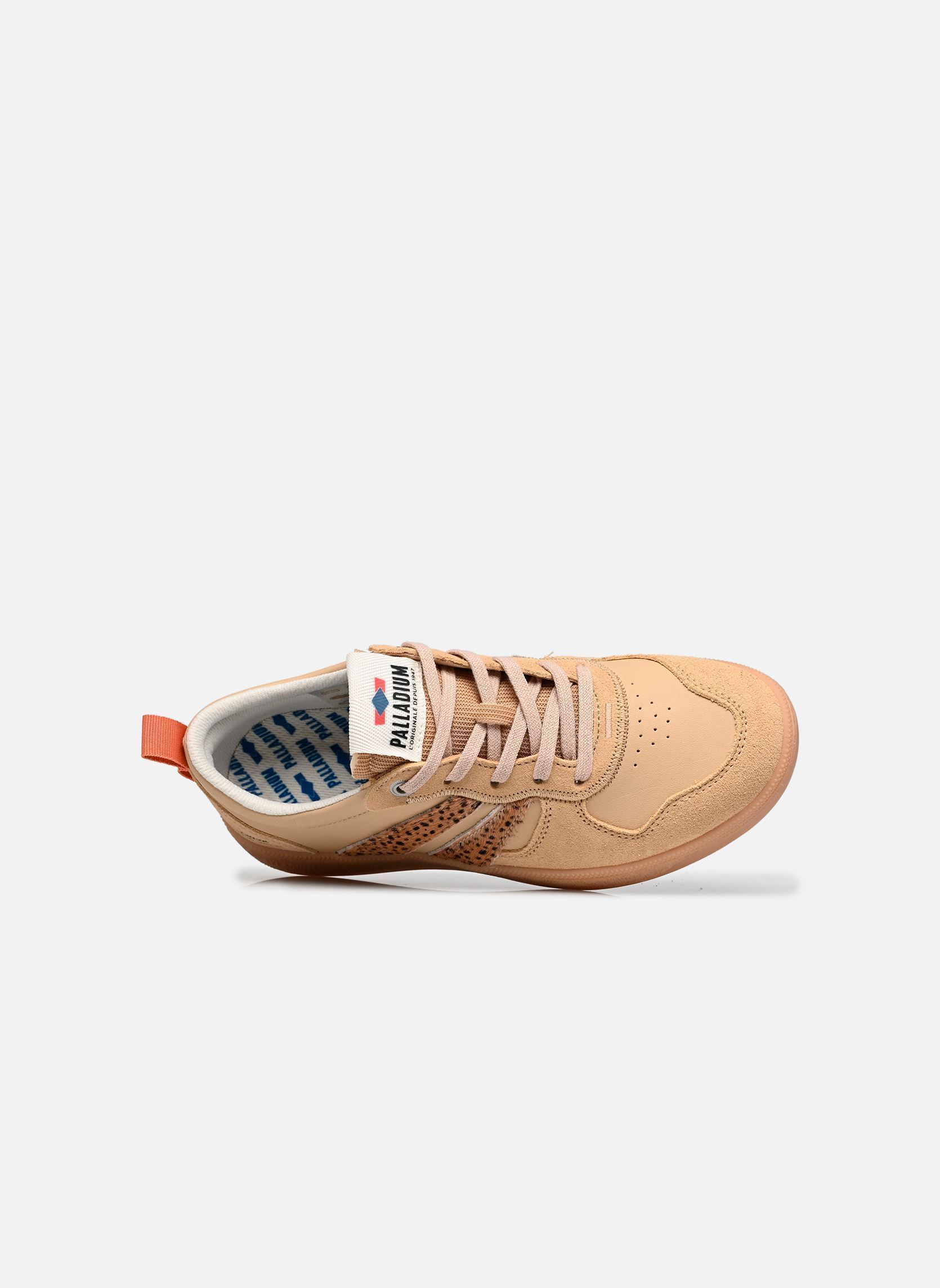 Niedrige Sneaker PALLACUP FLAME LTH damen beige Palladium Niedrige Sneaker PALLACUP FLAME LTH damen beige WARM SAND