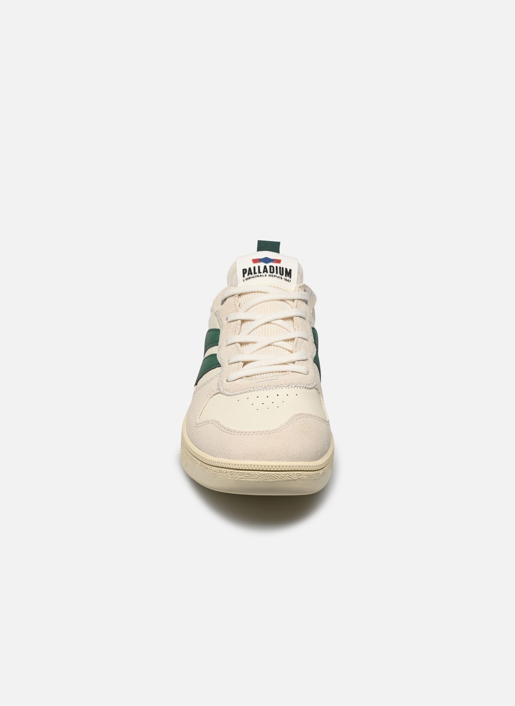Baskets PALLACUP FLAME LTH homme blanc Palladium Baskets PALLACUP FLAME LTH homme blanc CREAM/FOLIAGE GREEN