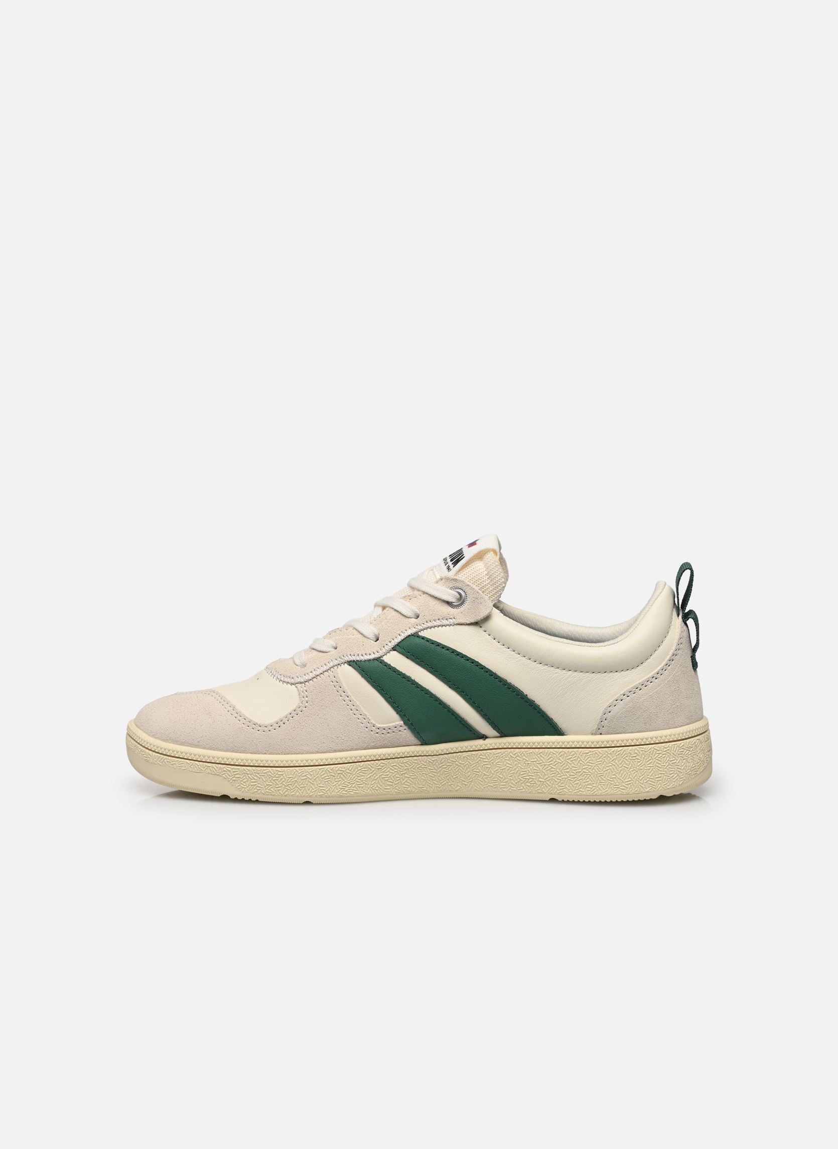Baskets PALLACUP FLAME LTH homme blanc Palladium Baskets PALLACUP FLAME LTH homme blanc CREAM/FOLIAGE GREEN