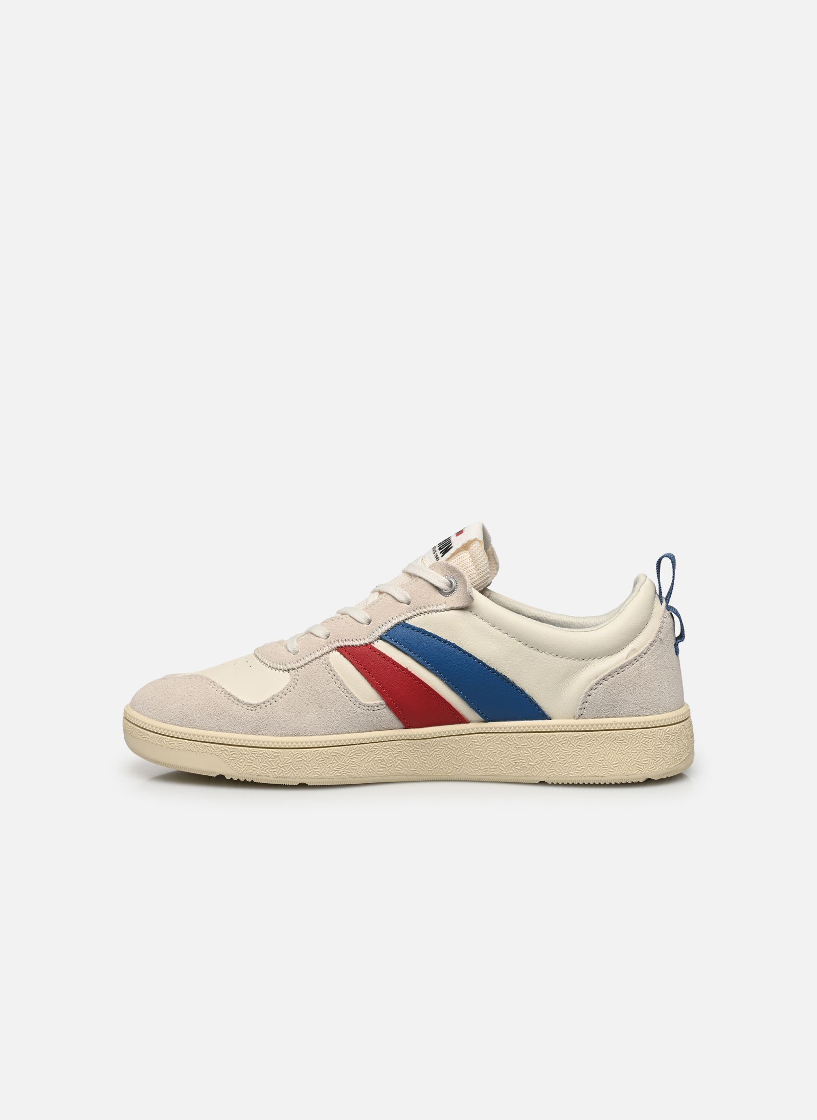 Baskets PALLACUP FLAME LTH homme blanc Palladium Baskets PALLACUP FLAME LTH homme blanc CREAM/CHILI/BLUE