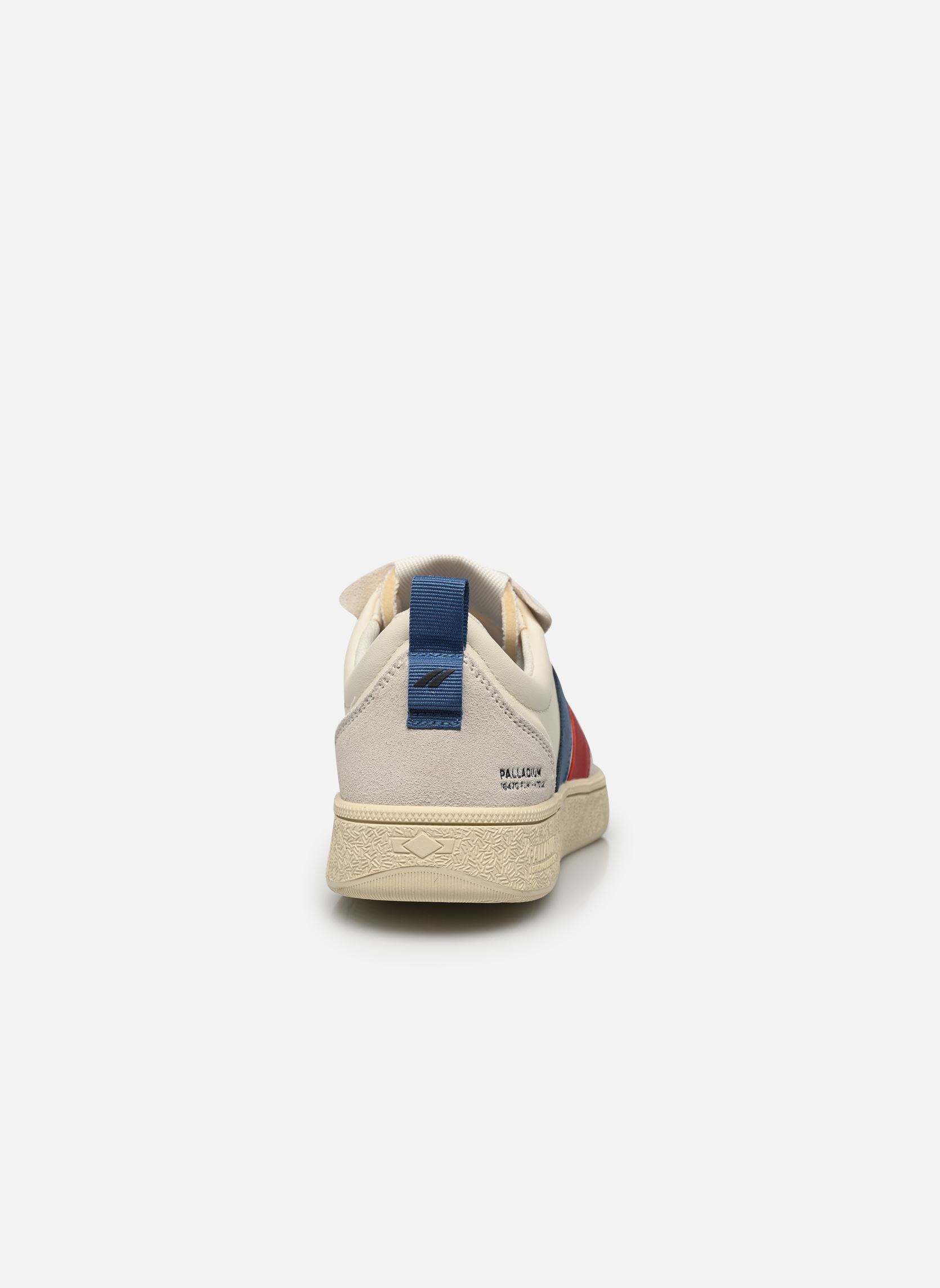 Baskets PALLACUP FLAME LTH homme blanc Palladium Baskets PALLACUP FLAME LTH homme blanc CREAM/CHILI/BLUE