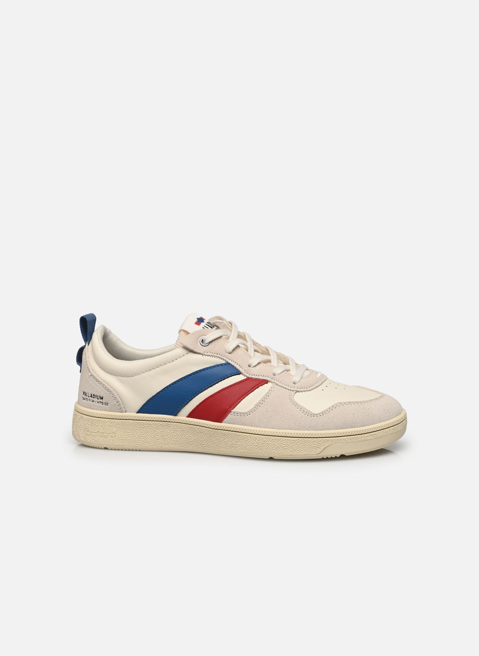 Baskets PALLACUP FLAME LTH homme blanc Palladium Baskets PALLACUP FLAME LTH homme blanc CREAM/CHILI/BLUE