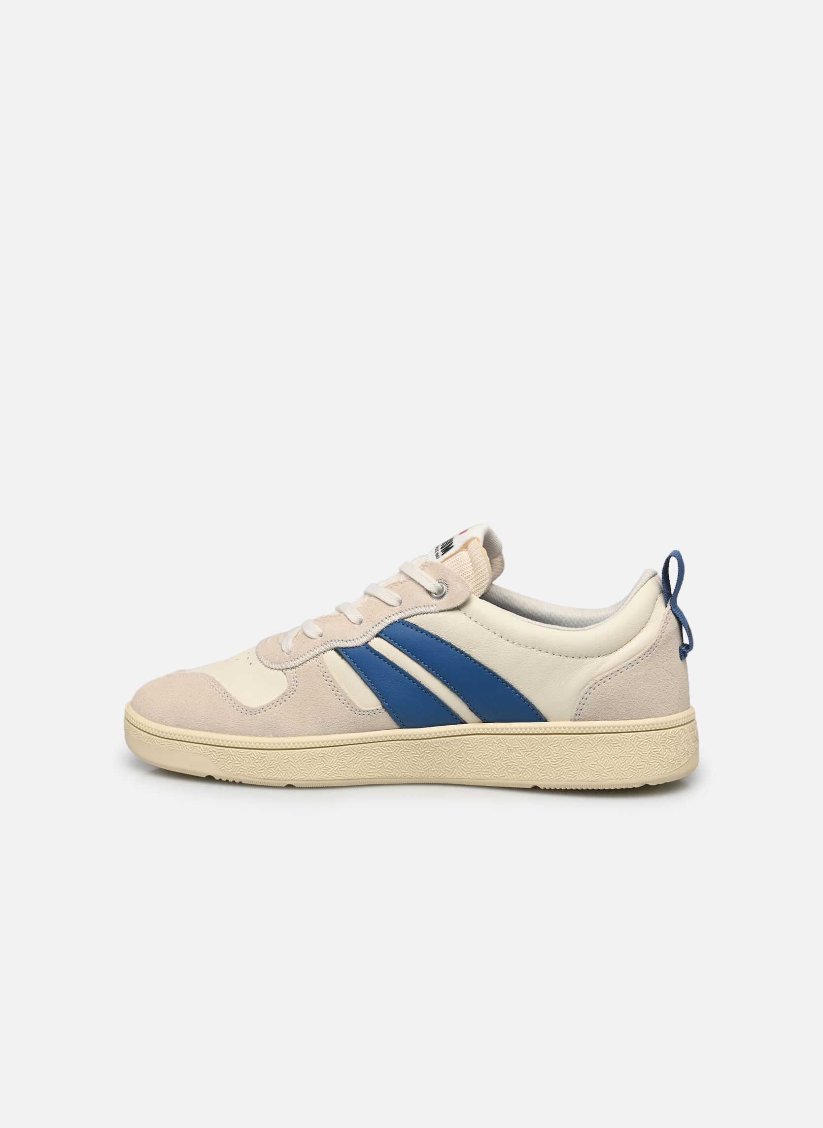 Sneakers PALLACUP FLAME LTH heren wit Palladium Sneakers PALLACUP FLAME LTH heren wit CREAM/OLYMPIANBLU