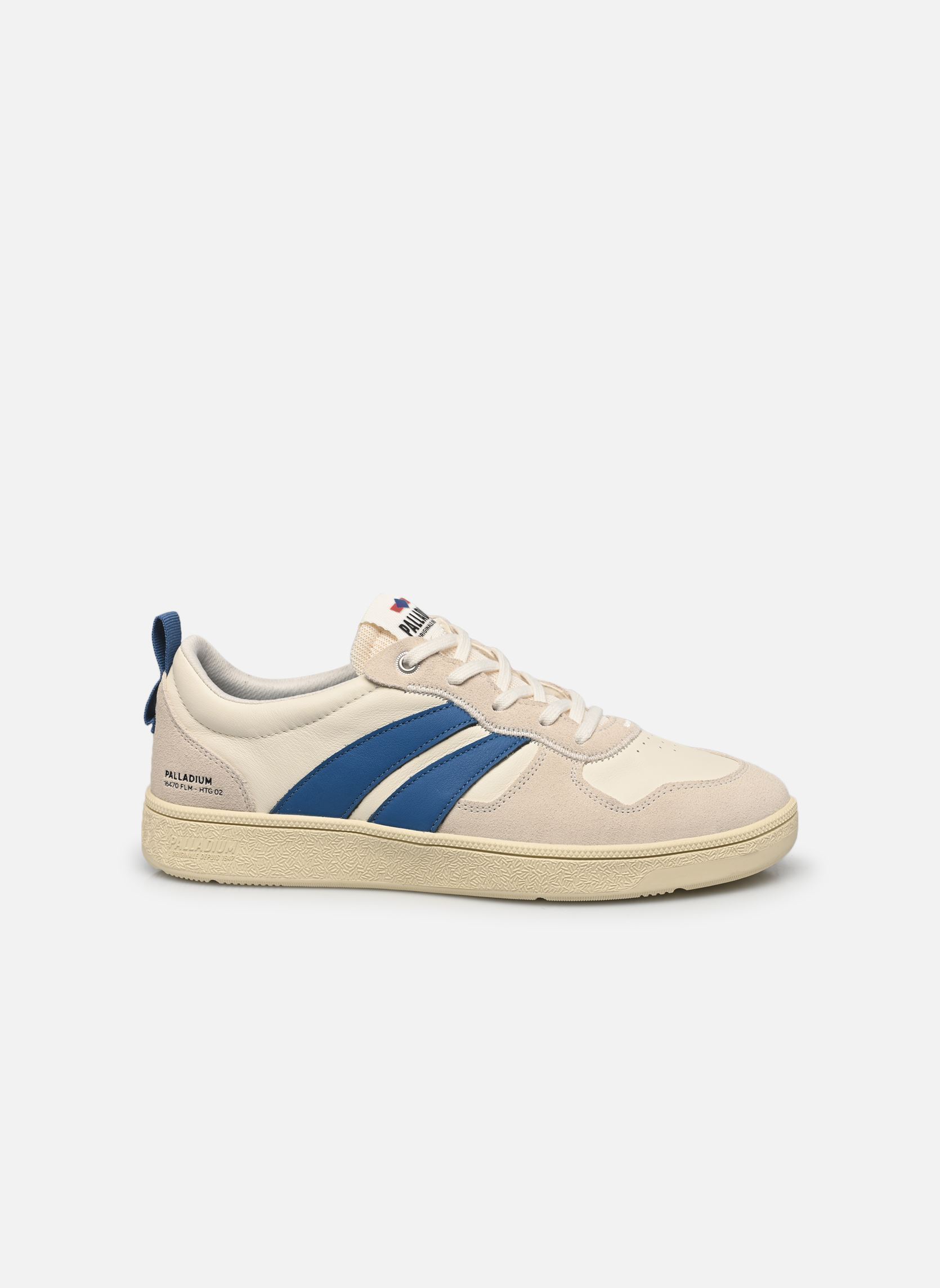 Sneakers PALLACUP FLAME LTH heren wit Palladium Sneakers PALLACUP FLAME LTH heren wit CREAM/OLYMPIANBLU