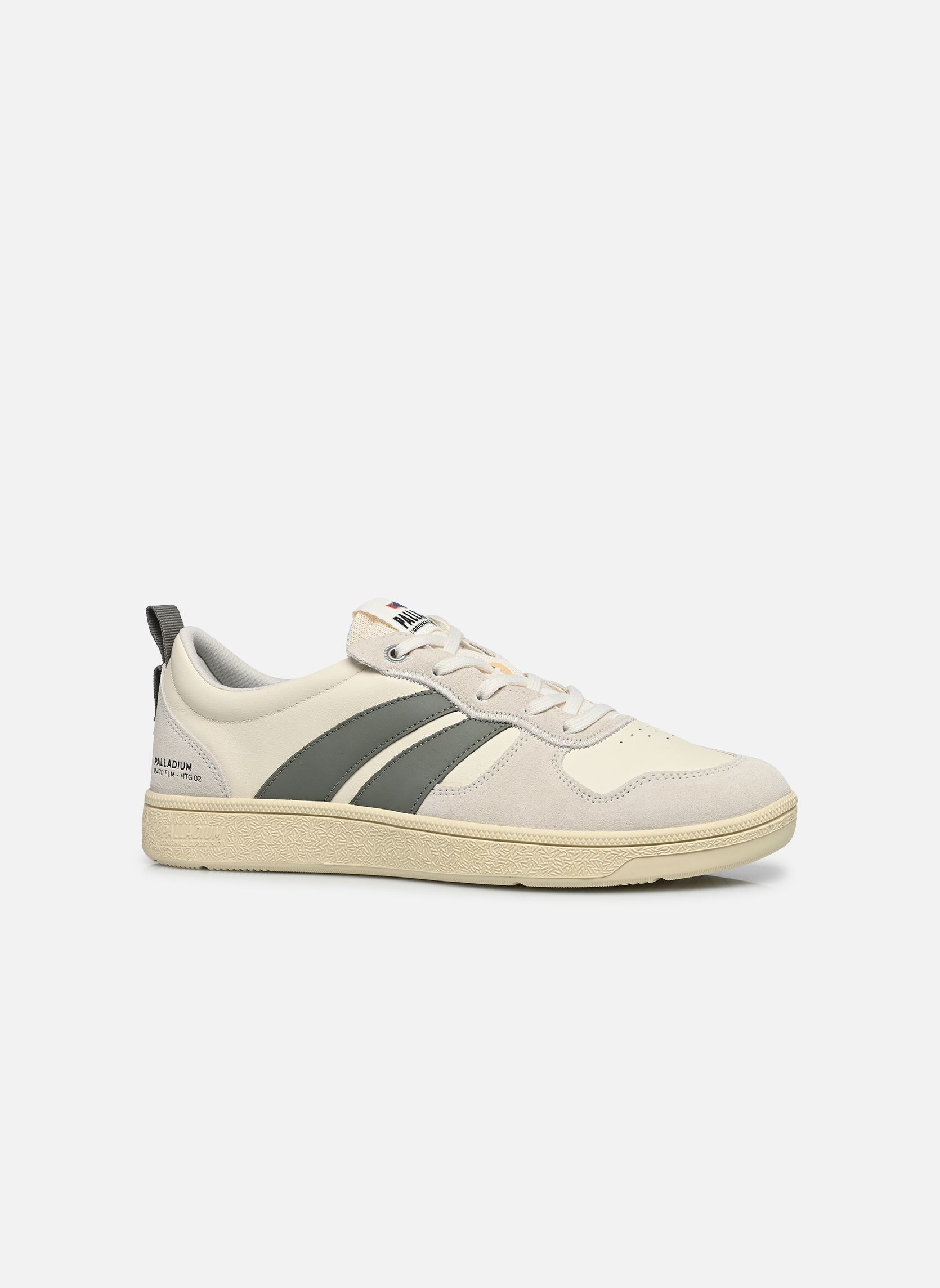 Sneaker PALLACUP FLAME LTH herren weiß Palladium Sneaker PALLACUP FLAME LTH herren weiß MARSHMALLOW/VETIVER