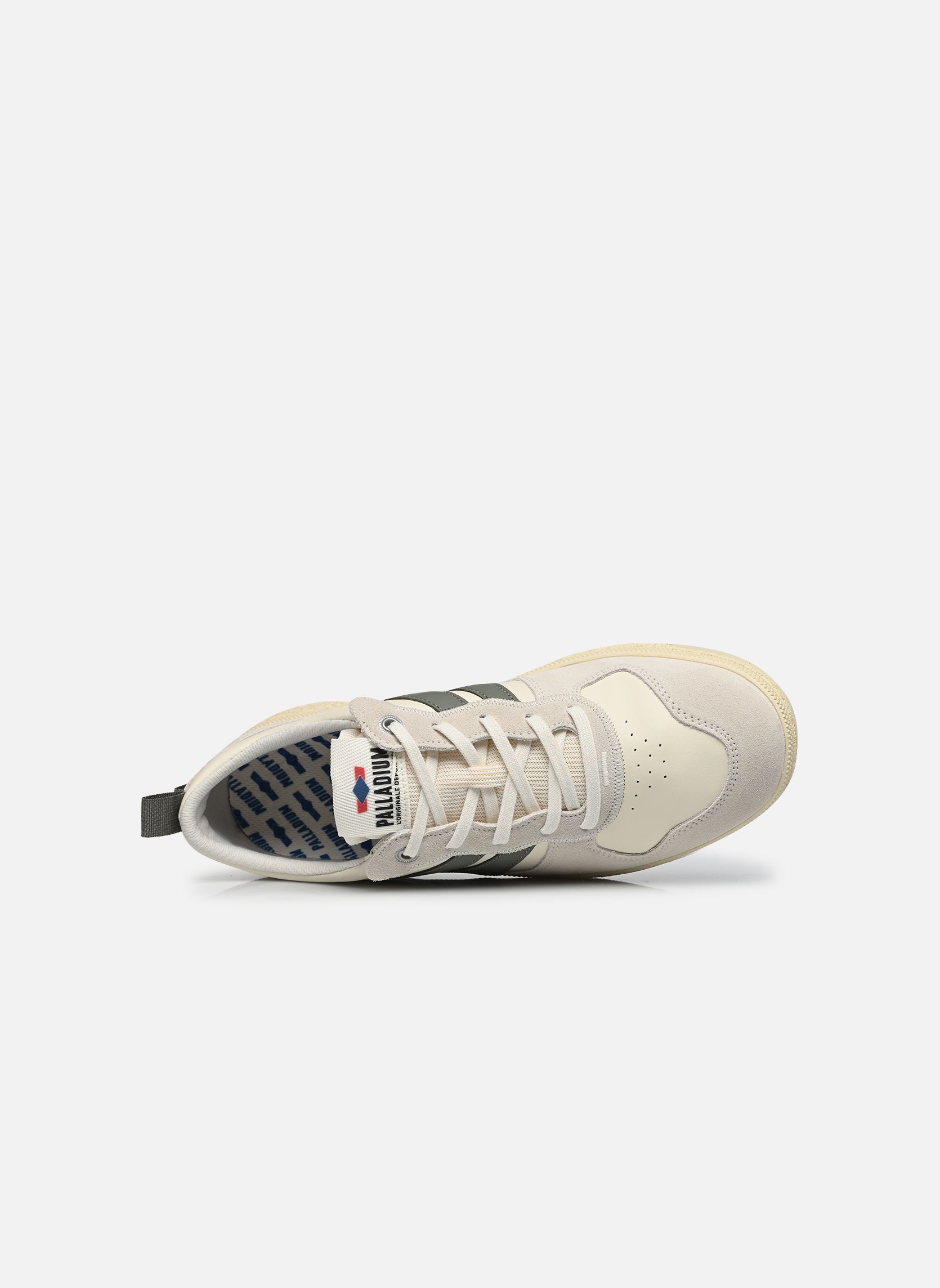Sneaker PALLACUP FLAME LTH herren weiß Palladium Sneaker PALLACUP FLAME LTH herren weiß MARSHMALLOW/VETIVER