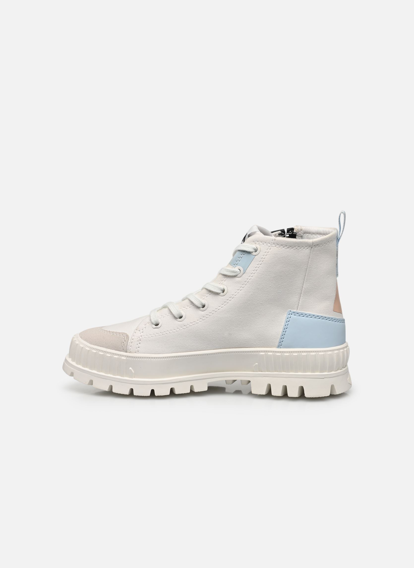 Bottines à lacets Pallashock Backzip 2 femme blanc Palladium Bottines à lacets Pallashock Backzip 2 femme blanc STAR WHITE