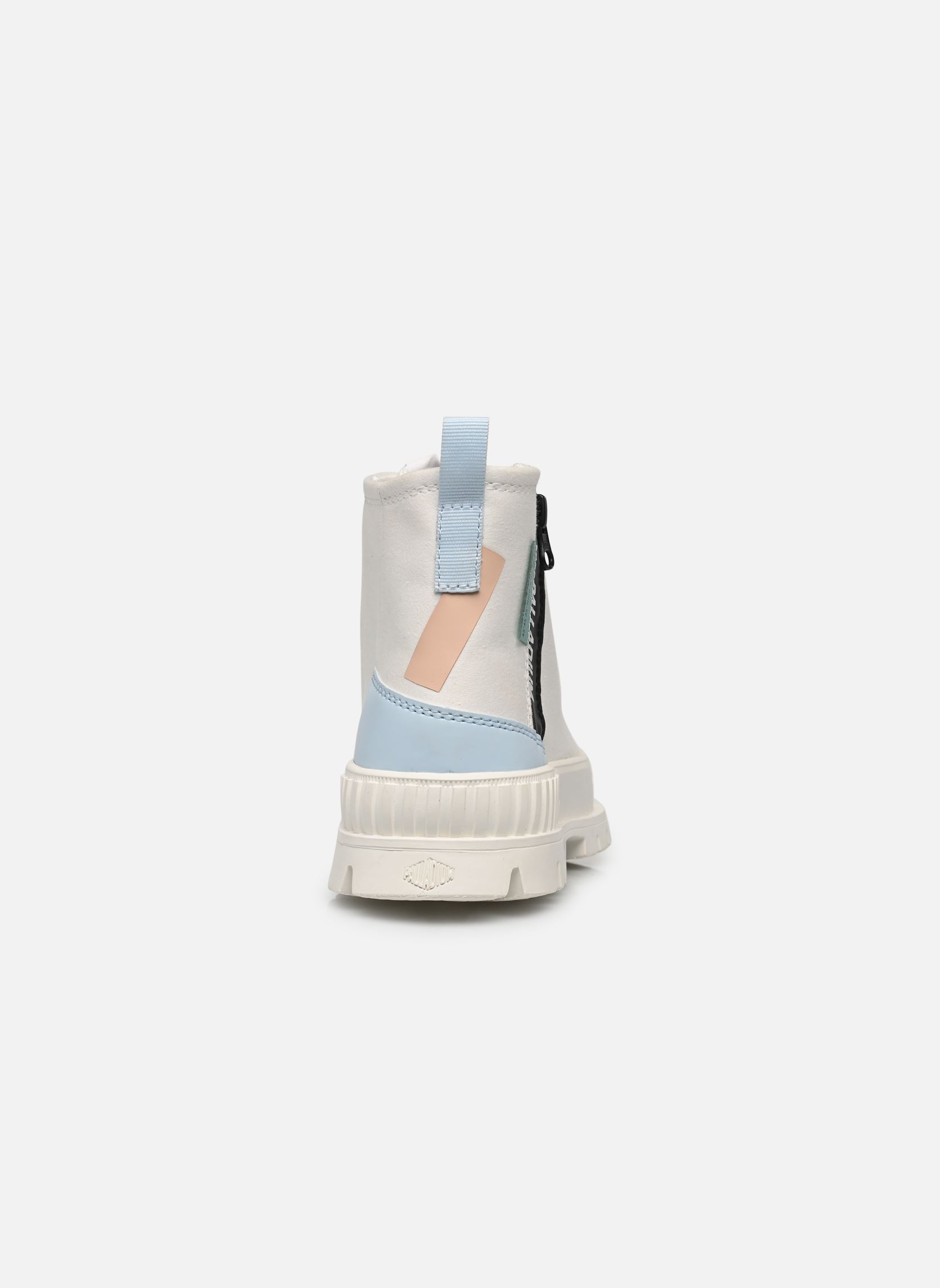 Bottines à lacets Pallashock Backzip 2 femme blanc Palladium Bottines à lacets Pallashock Backzip 2 femme blanc STAR WHITE