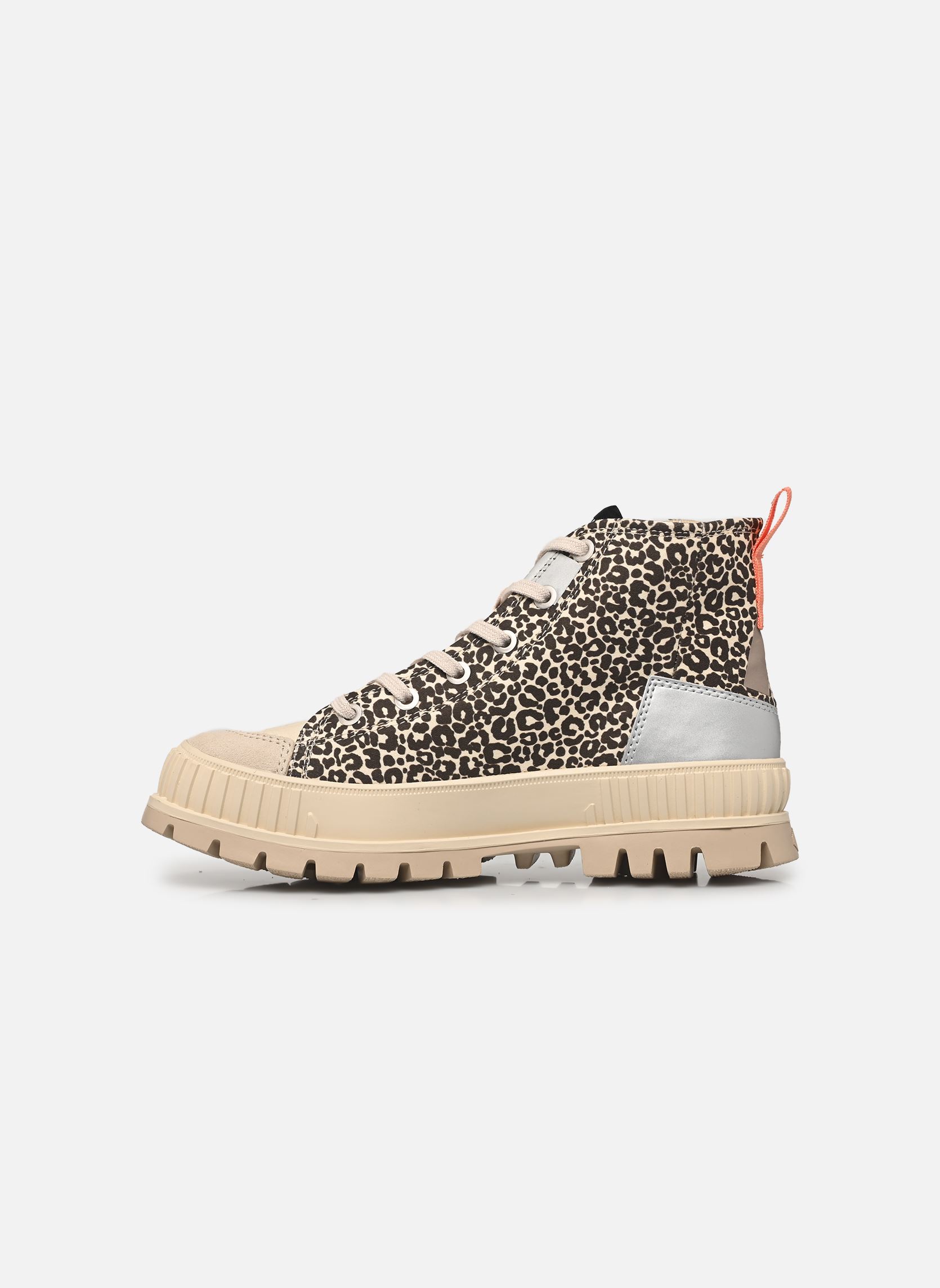 Bottines à lacets Pallashock Backzip 2 femme multicolore Palladium Bottines à lacets Pallashock Backzip 2 femme multicolore MILK/PRINT BROWN