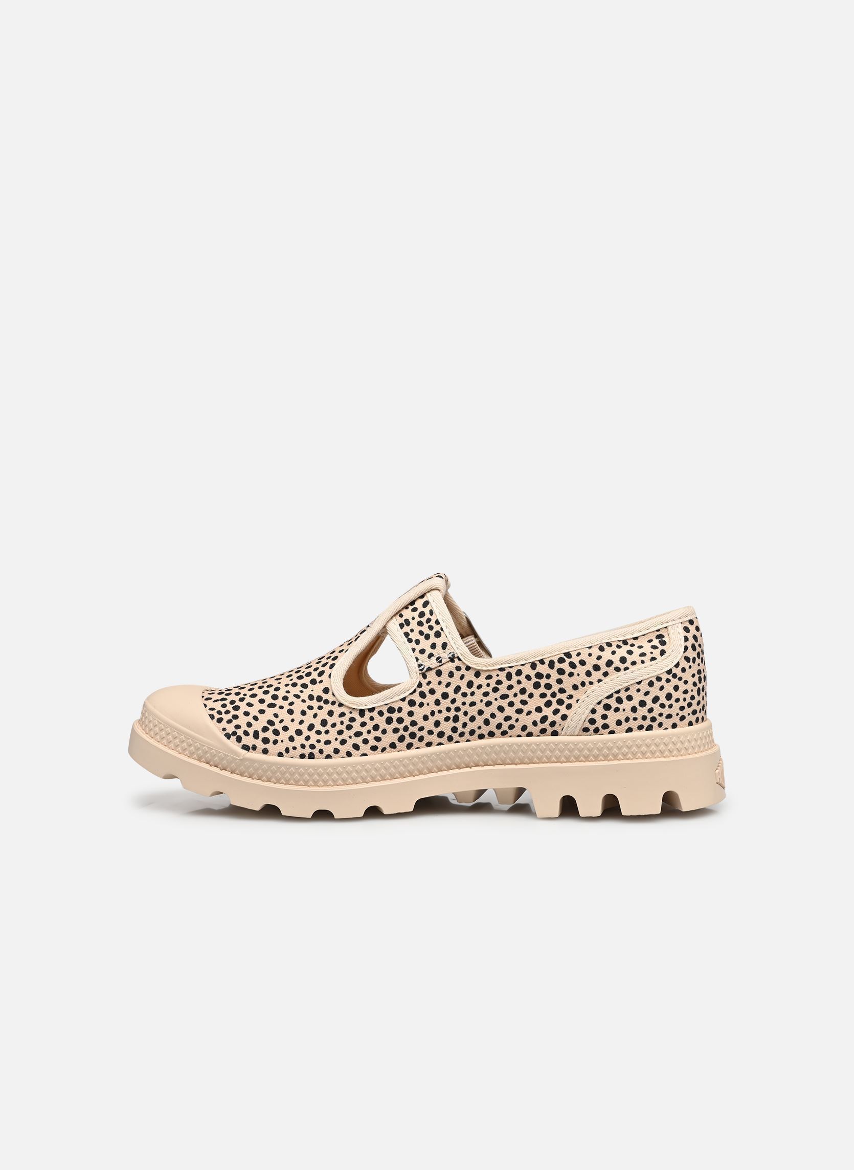 Ballerines classiques Pampa M-Jane femme beige Palladium Ballerines classiques Pampa M-Jane femme beige SAND/CHEETAH PRINT
